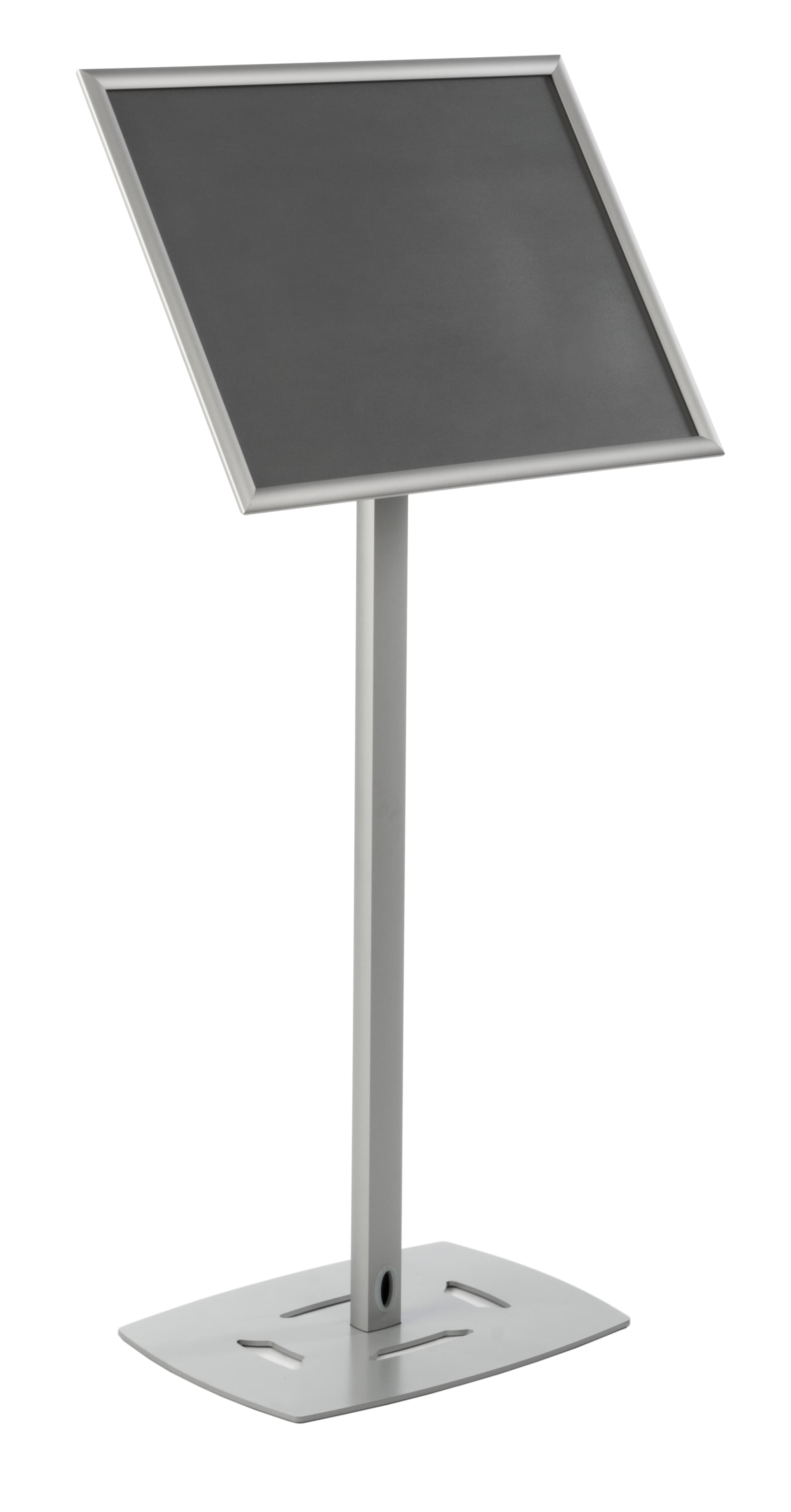 Silver 18 x 24 Poster Frame Pedestal - Landscape or Portrait