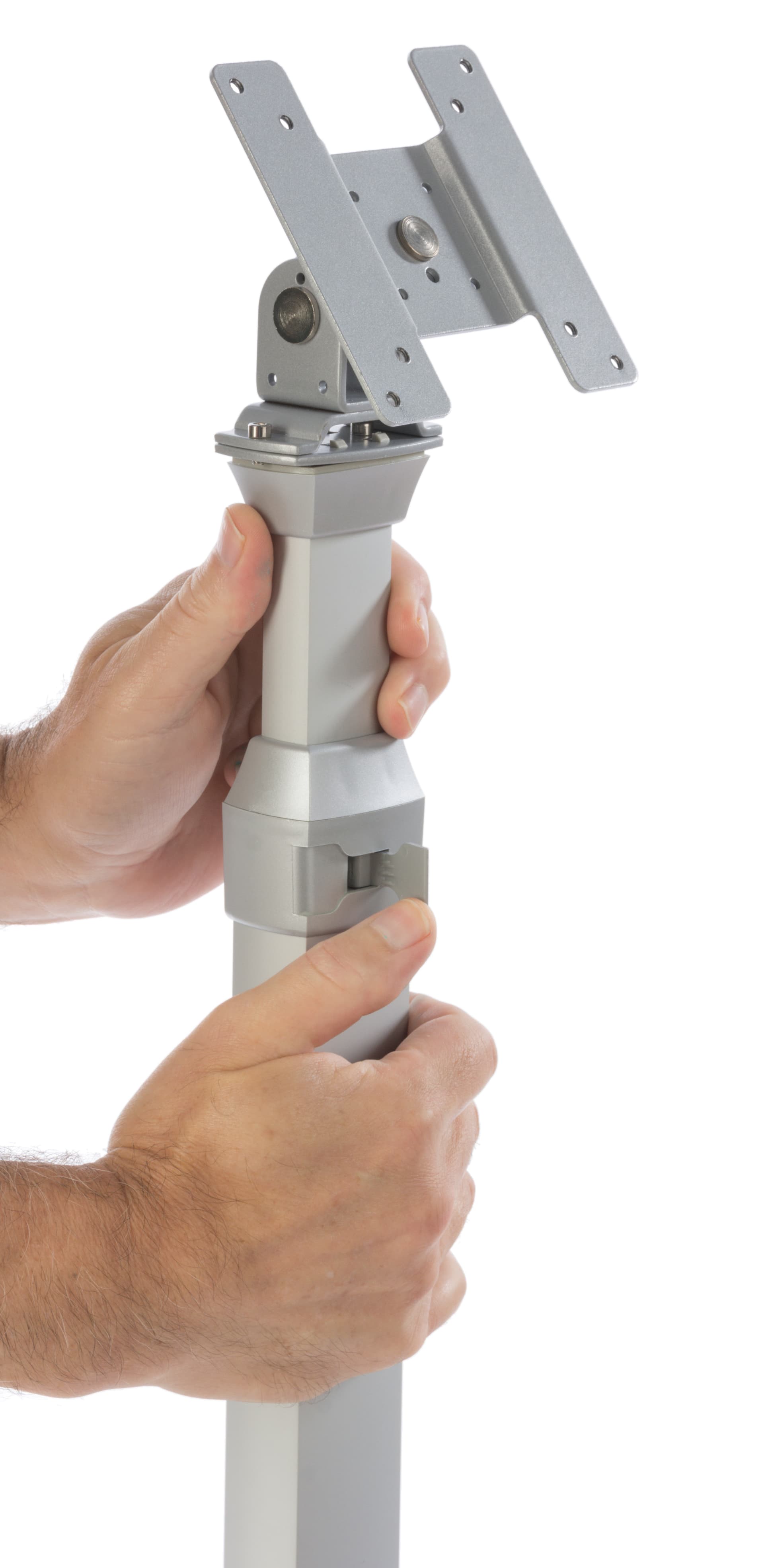 Universal Floor Stand is Height Adjustable