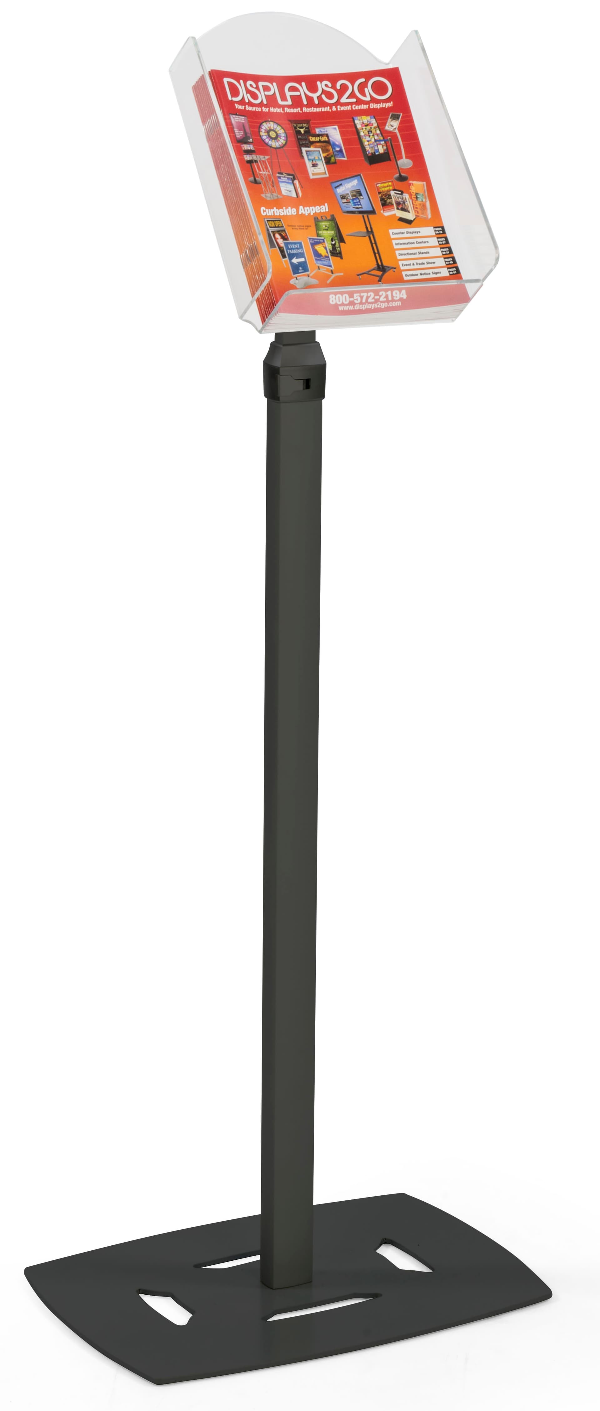 Black Magazine Holder Rack for Hand Outs