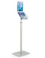 Silver Magazine Tray Stand for Promotional Materials