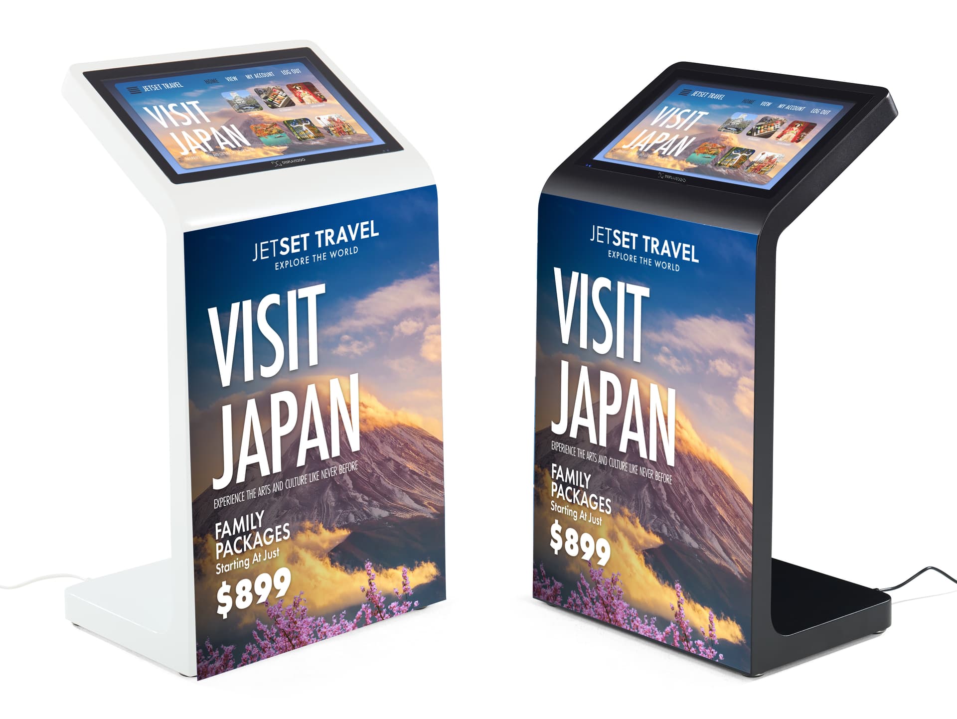 Magnetic Graphic for DF215TL_Kiosk fits on both white and black colorways