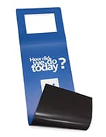 Flexible panel custom magnetic kiosk graphics for 9.7 IPGRAND Series tablet stands
