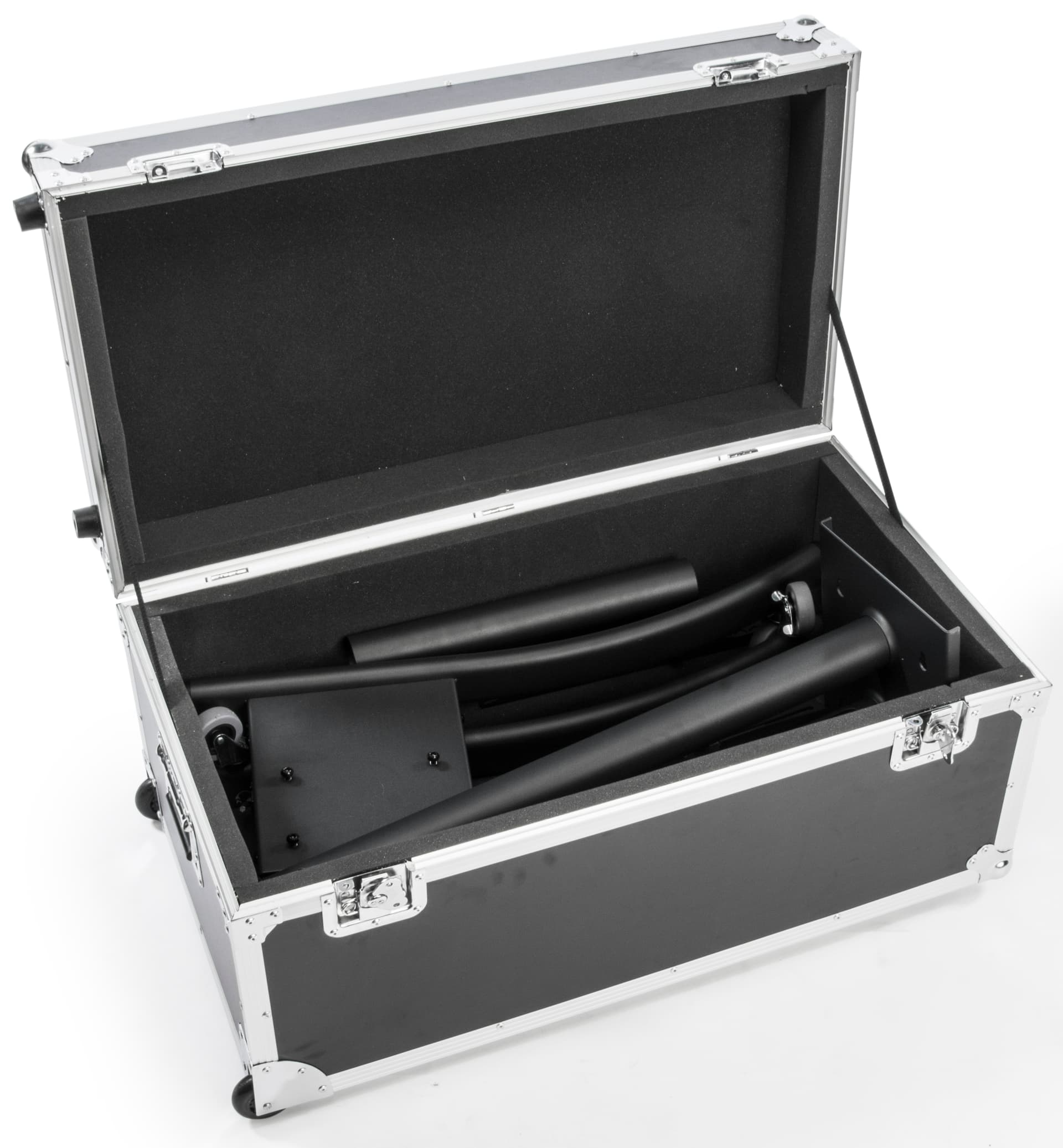 Black Portable TV Stand with Case