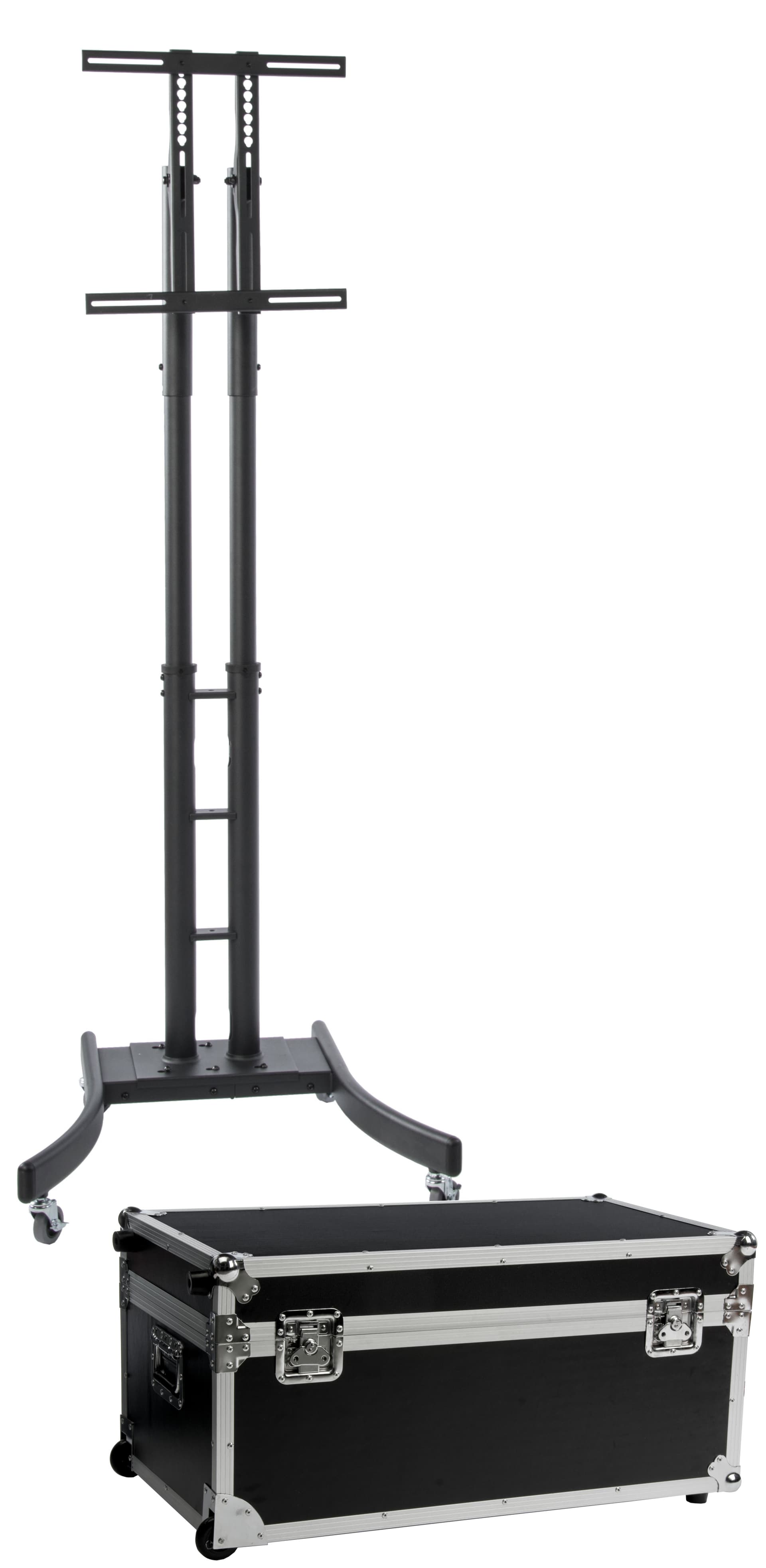 Black Portable TV Stand with Case