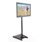 TV Stand for Window Displays, Fits Monitors 32”-47”, Adjustable Height - Black