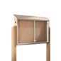 45 x 30 Message Center w/ Sliding Doors, Locking, Outdoor Use, Ground Inserted