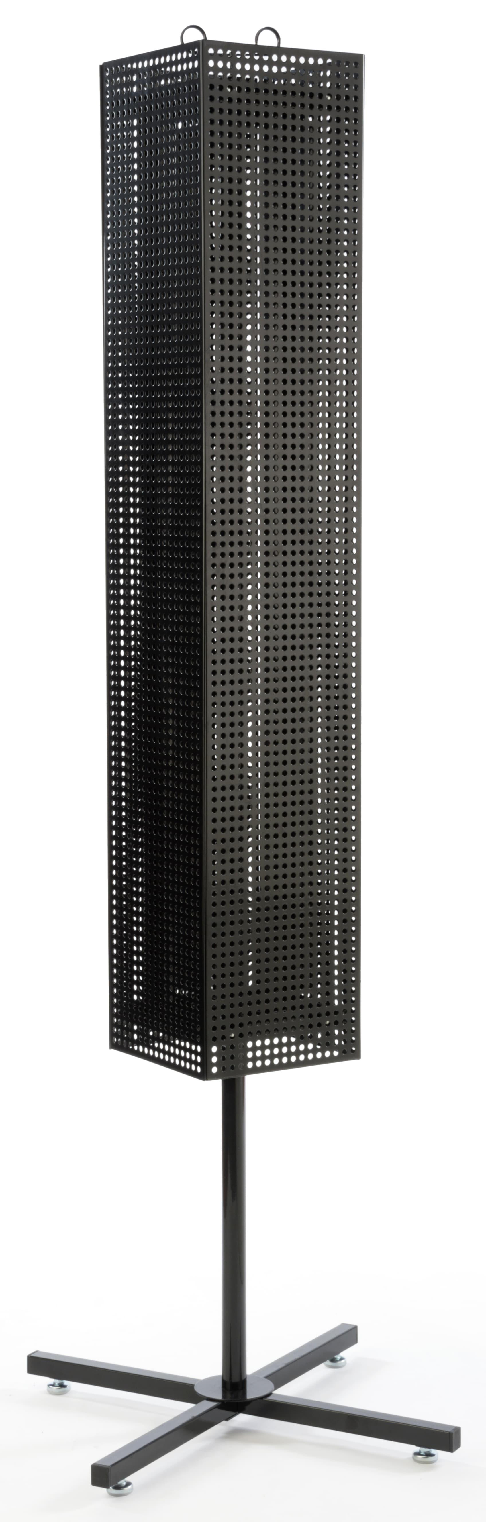 Black Pegboard Display Rack- Rotating