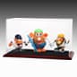 Model Display Case w/ MDF Cherry Base & Lift-Off Acrylic Top - Clear