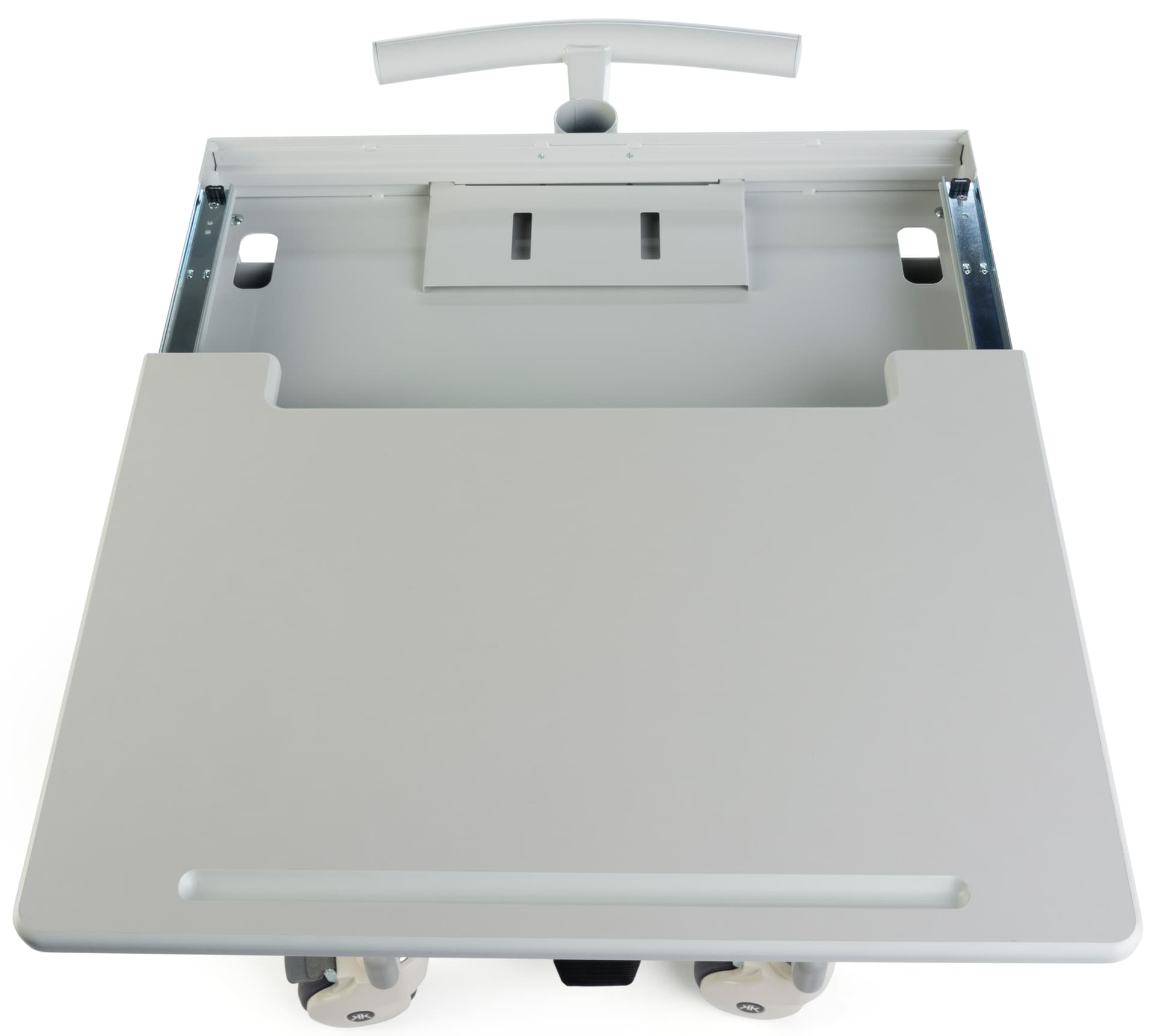 Height Adjustable Medical Cart, Locking Drawer
