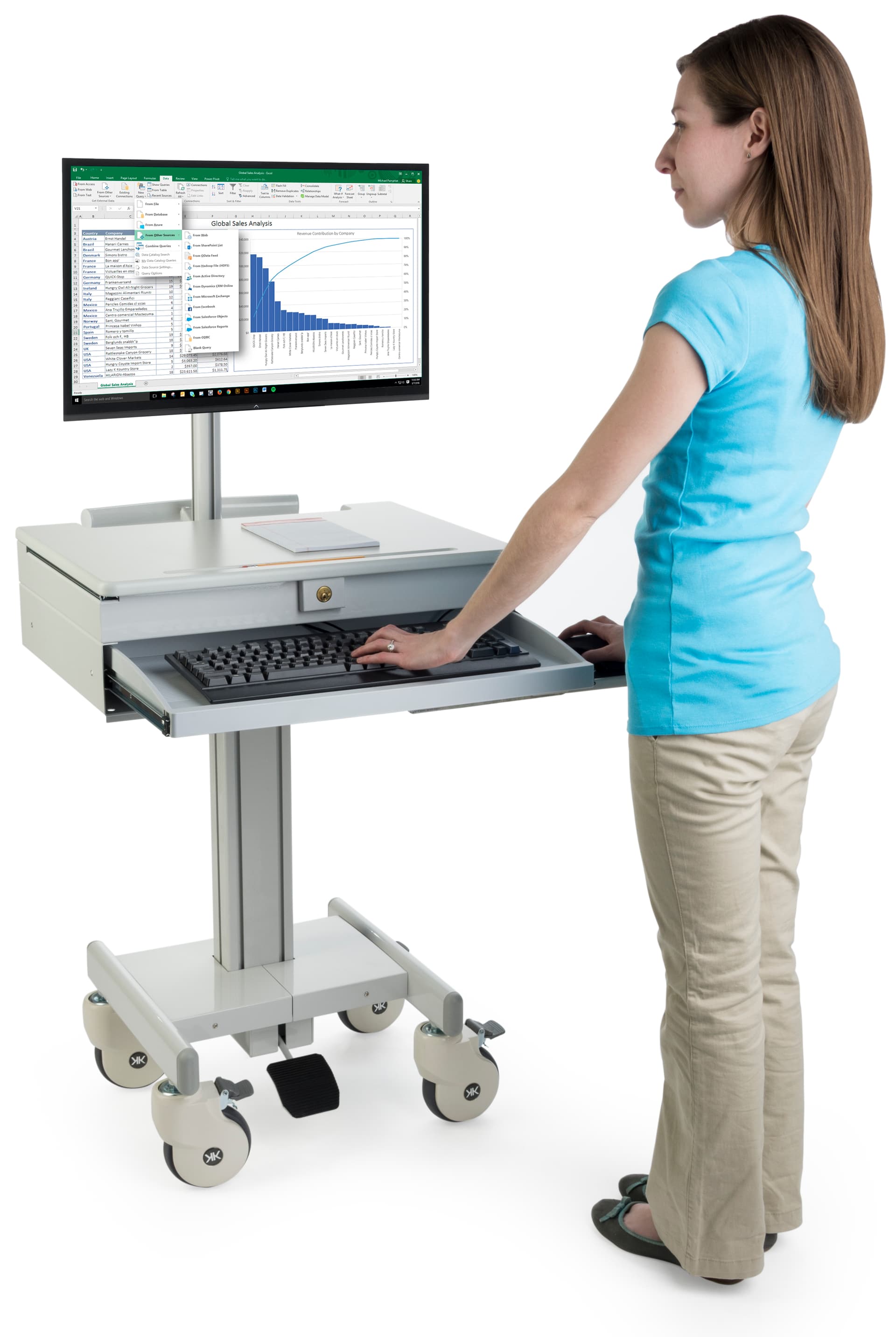 Mobile Medical Computer Workstation