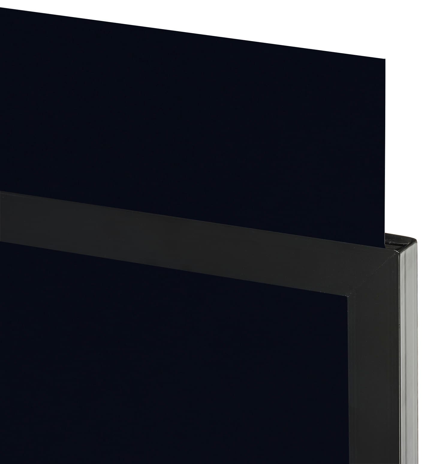 Top Loading Black 22" x 69" Poster Stand