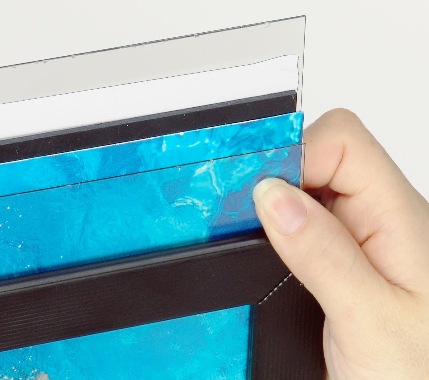 18" x 24" Poster Display Stands: With Four Acrylic Pockets