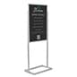 Floor Standing Sign Holder, Top Insert, Double Sided