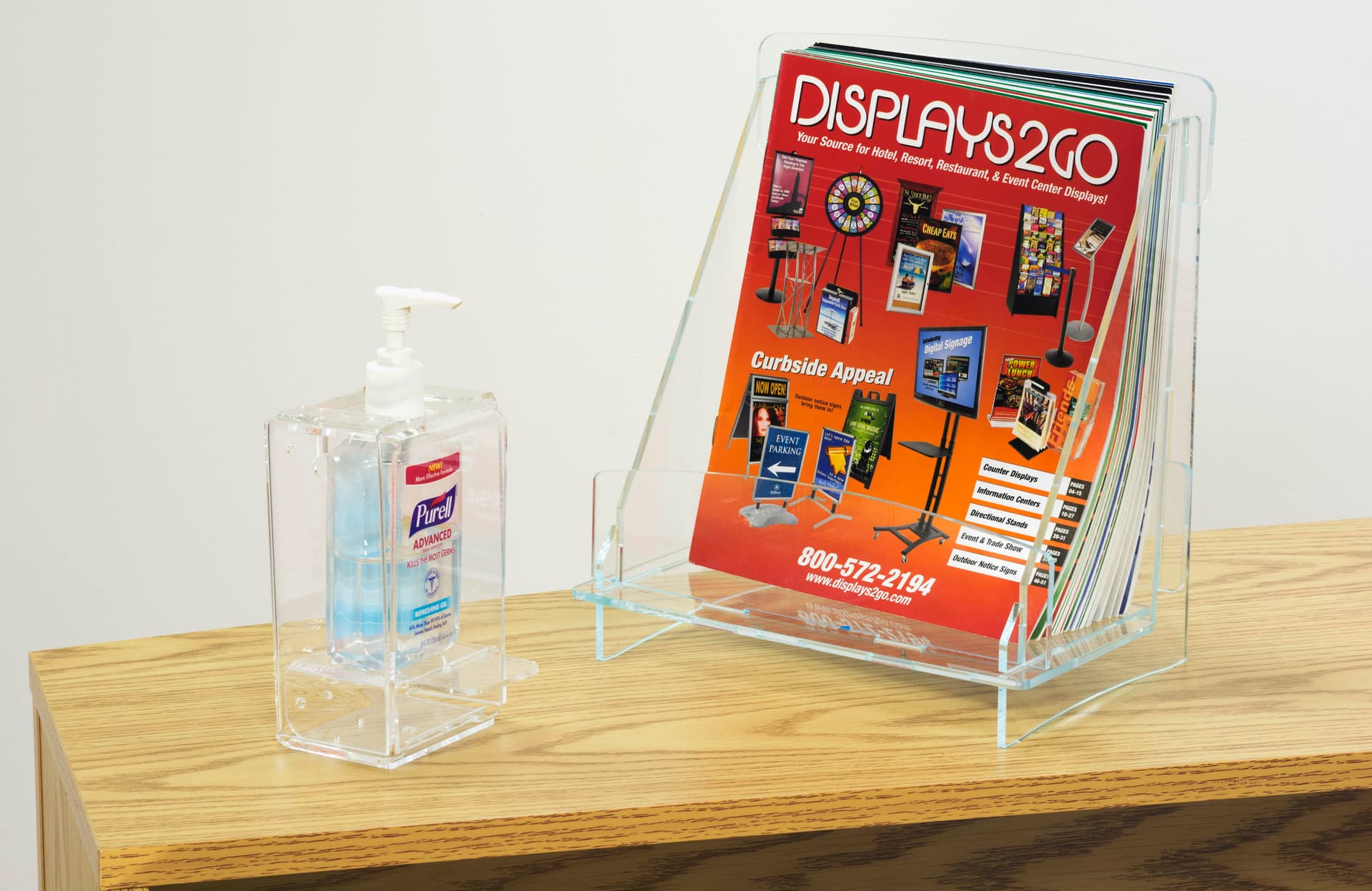 Reception Area Knock Down Magazine Holder
