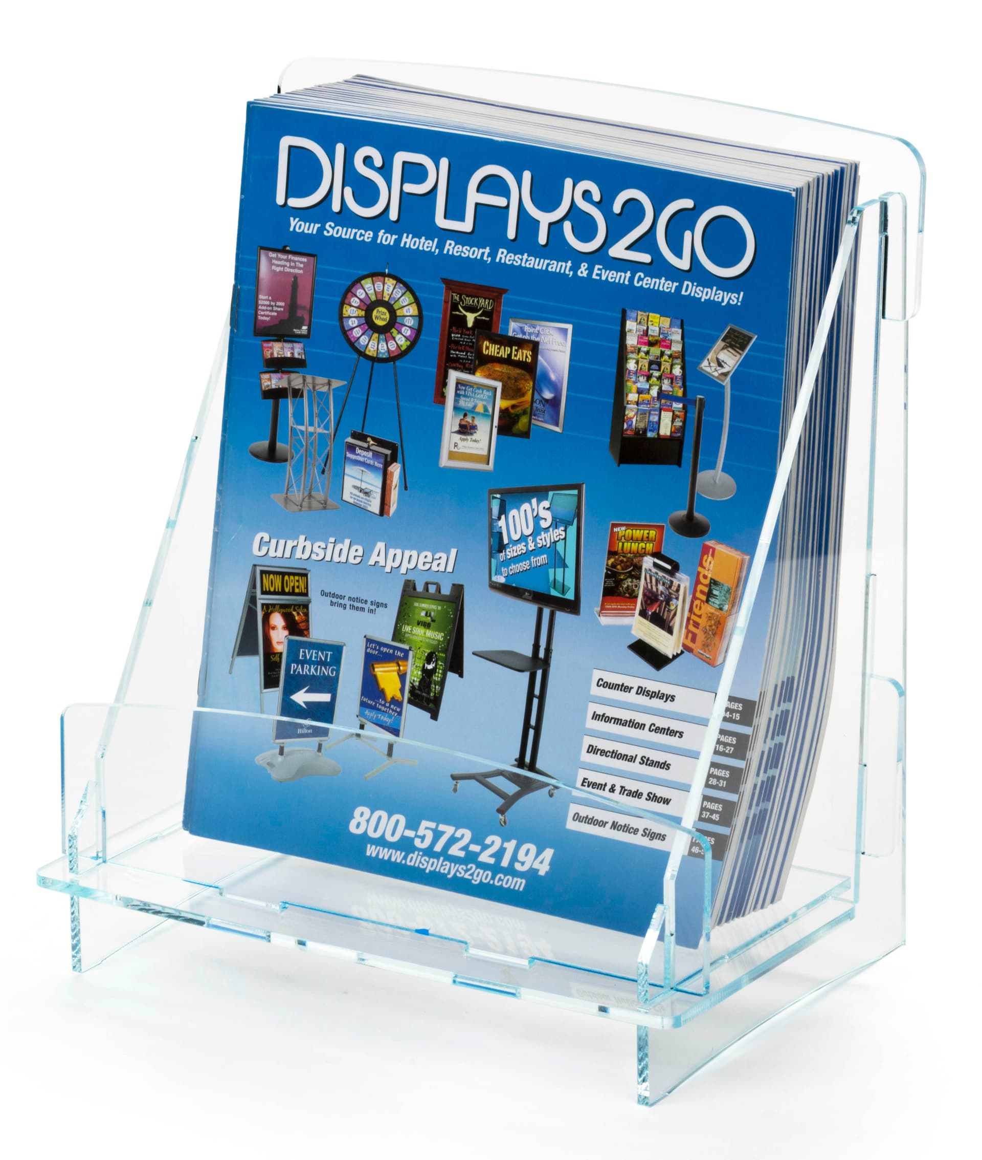 Knock Down Magazine Holder Stores Flat