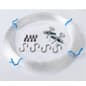Sign Hanging Hardware with (1) 16' Monofilament Line, Hooks, Crimps and Bolts