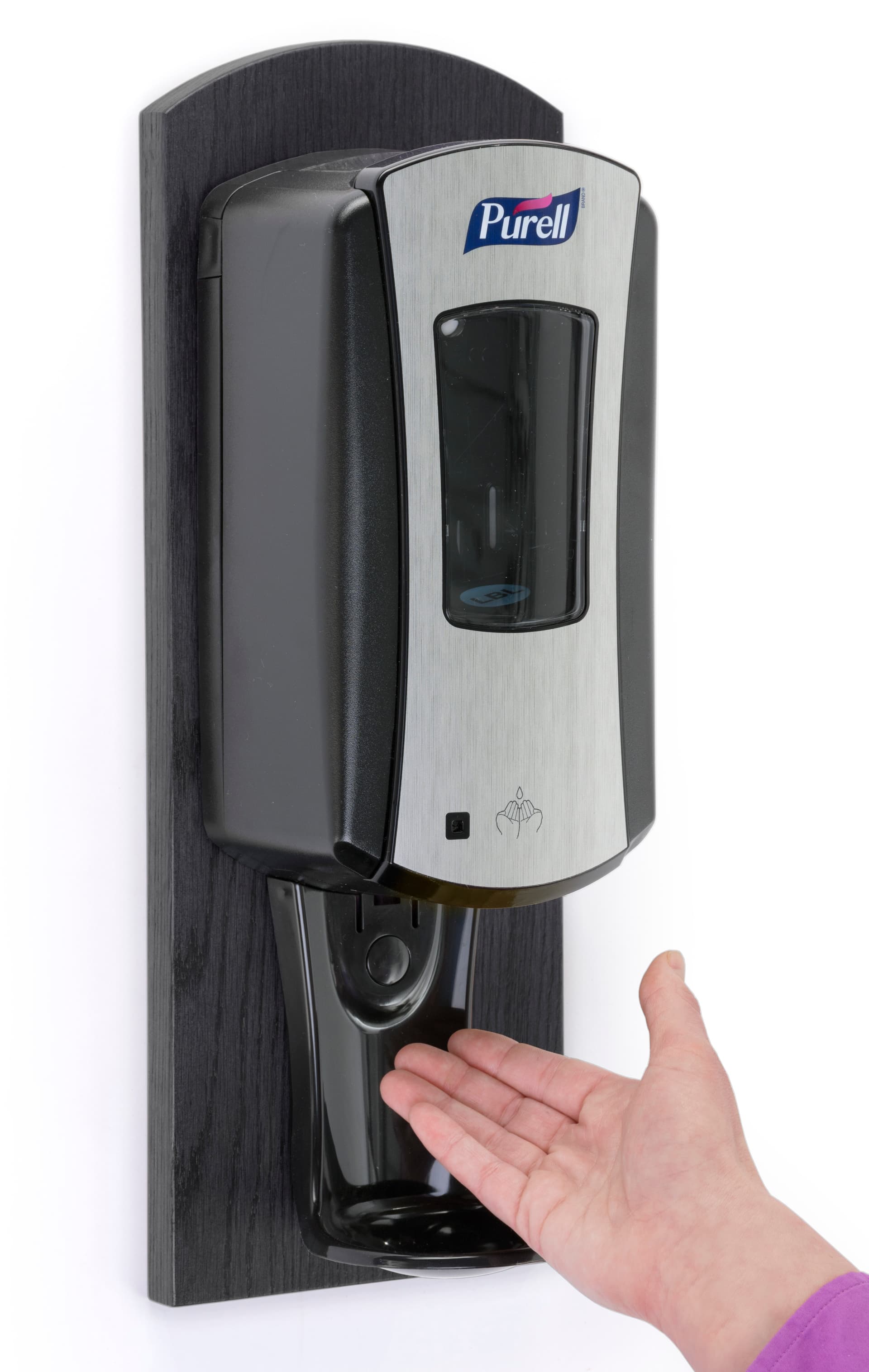 Black Purell Wall Dispenser is Refillable