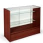 Display Counter with Tempered Glass and Adjustable Shelves