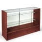 Display Counter with Tempered Glass and Adjustable Shelves