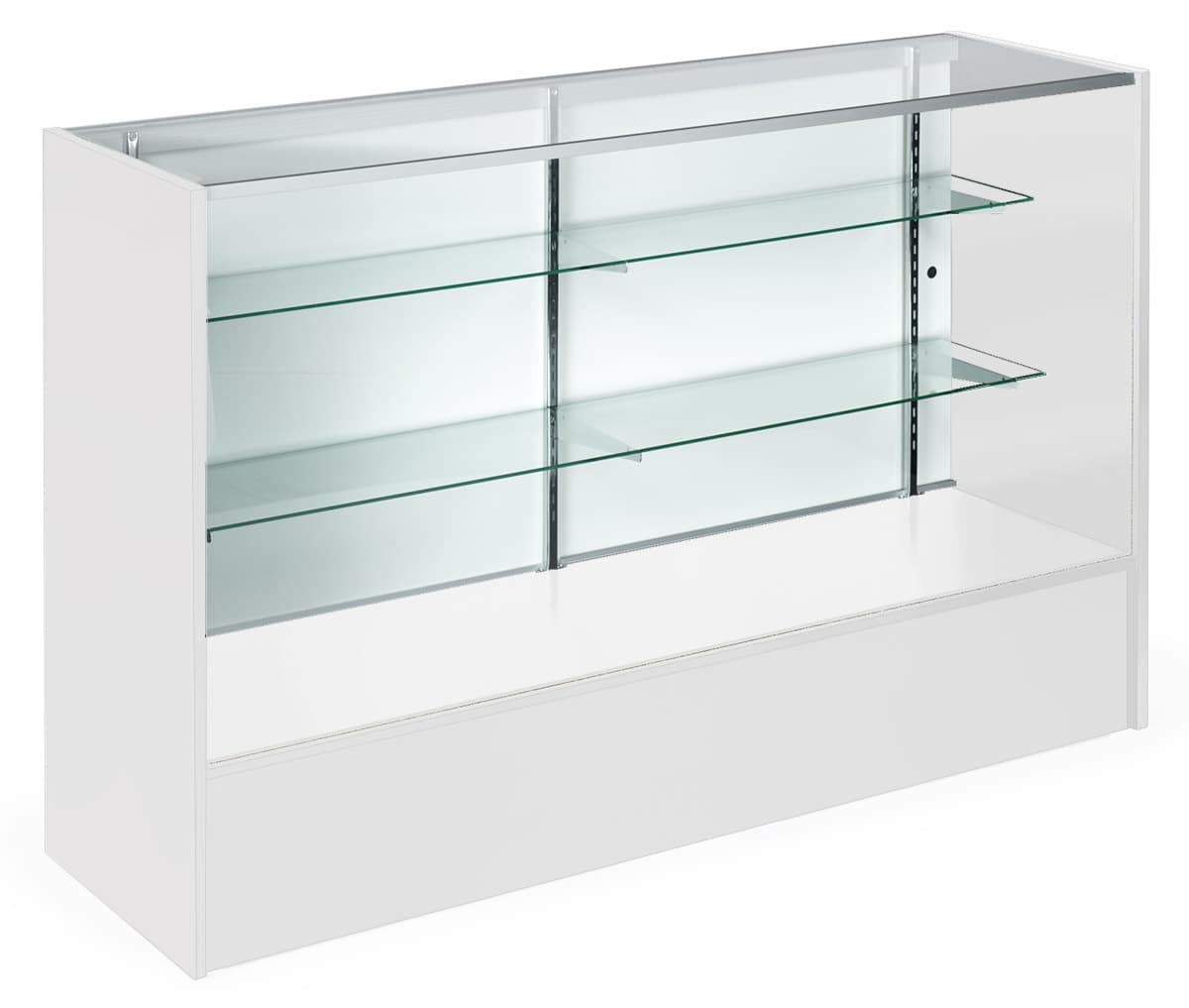 5’ White Display Case