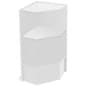Corner Retail Display with MDF Construction and Two Adjustable Tempered Glass Shelves
