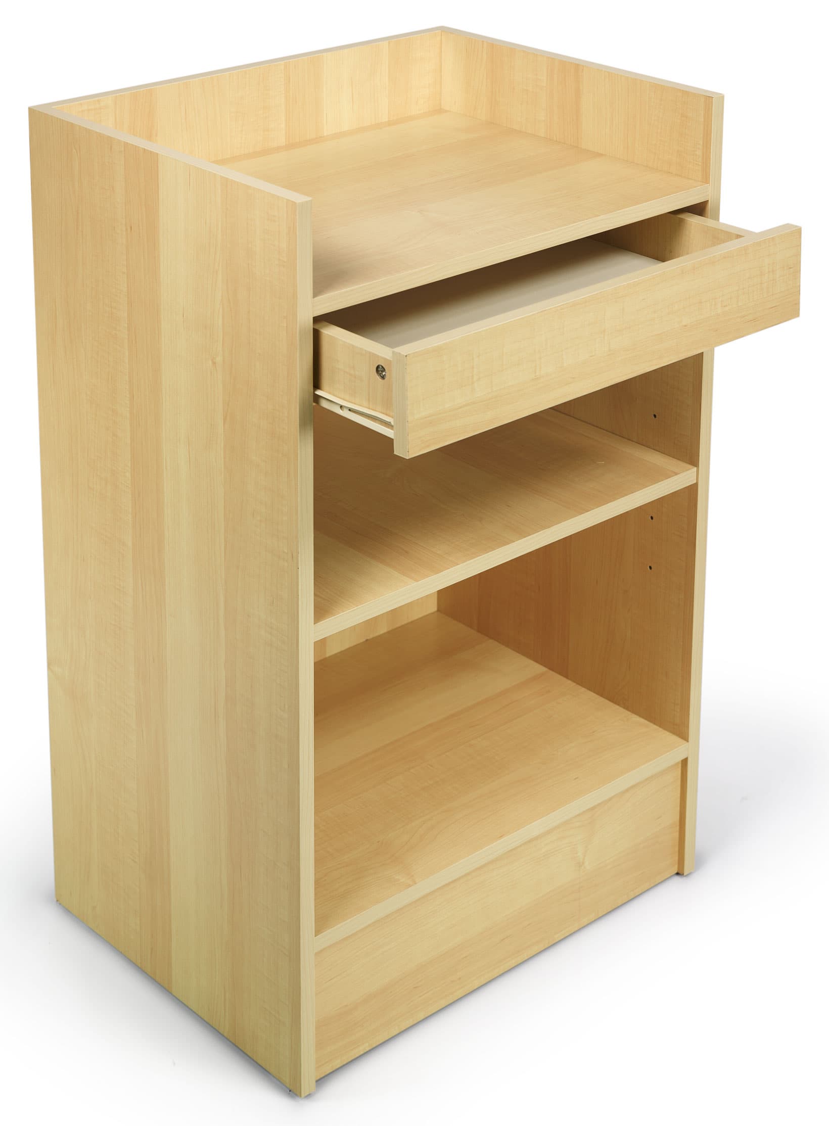 Wrap Counters:  Maple Melamine