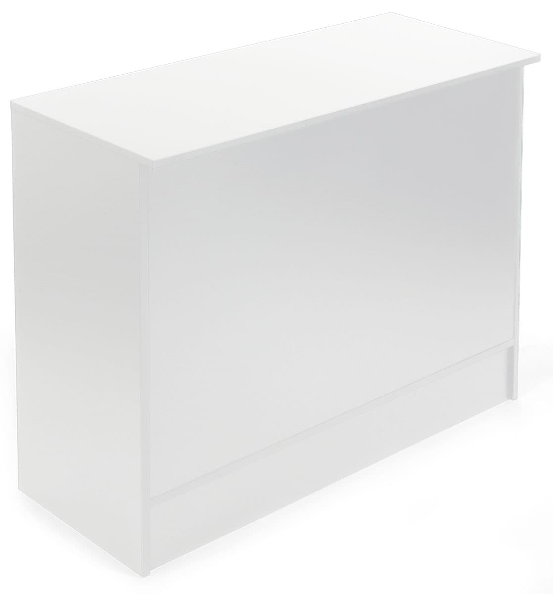 Solid White Store Counter