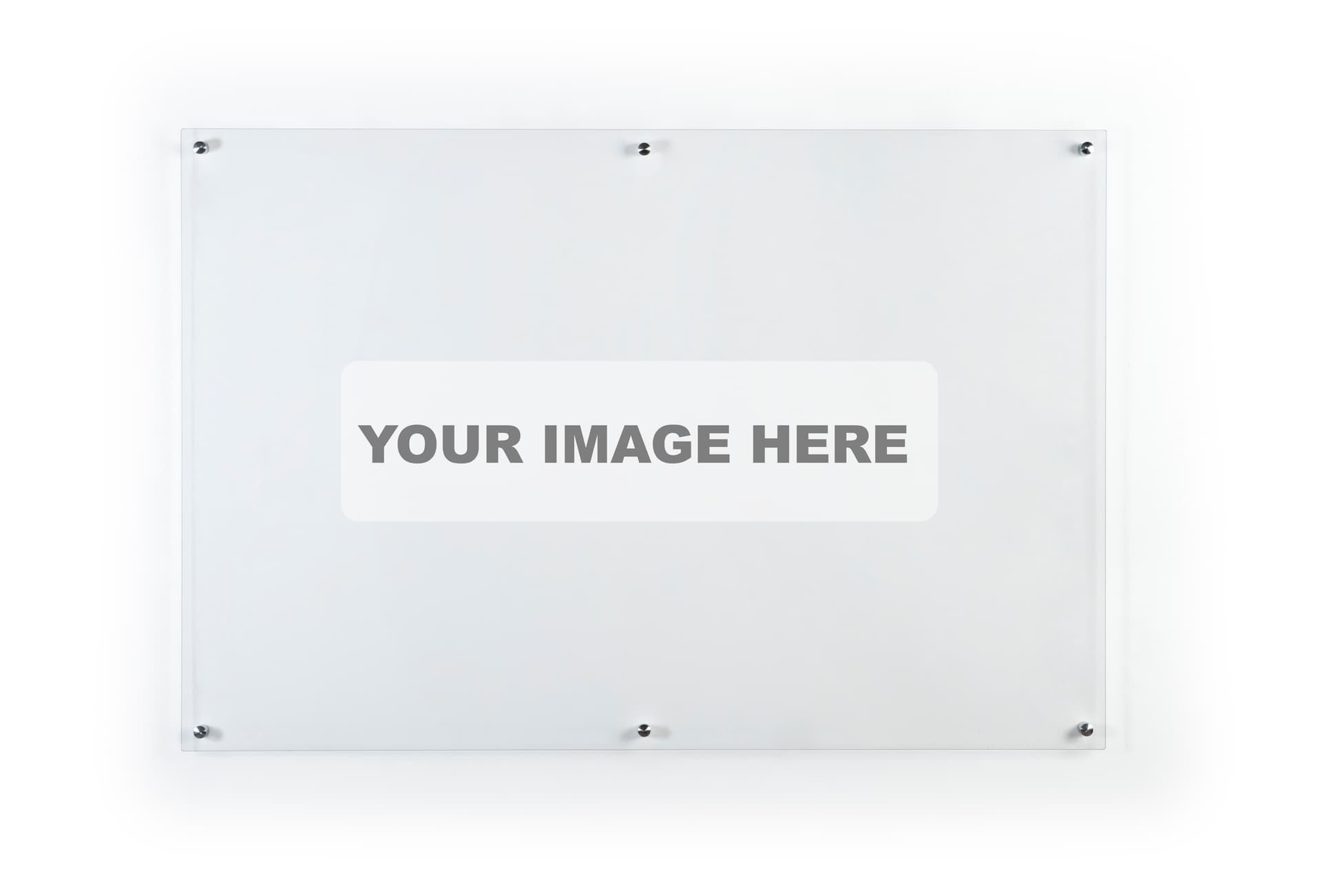 Dry erase whiteboard with custom graphics in world map design