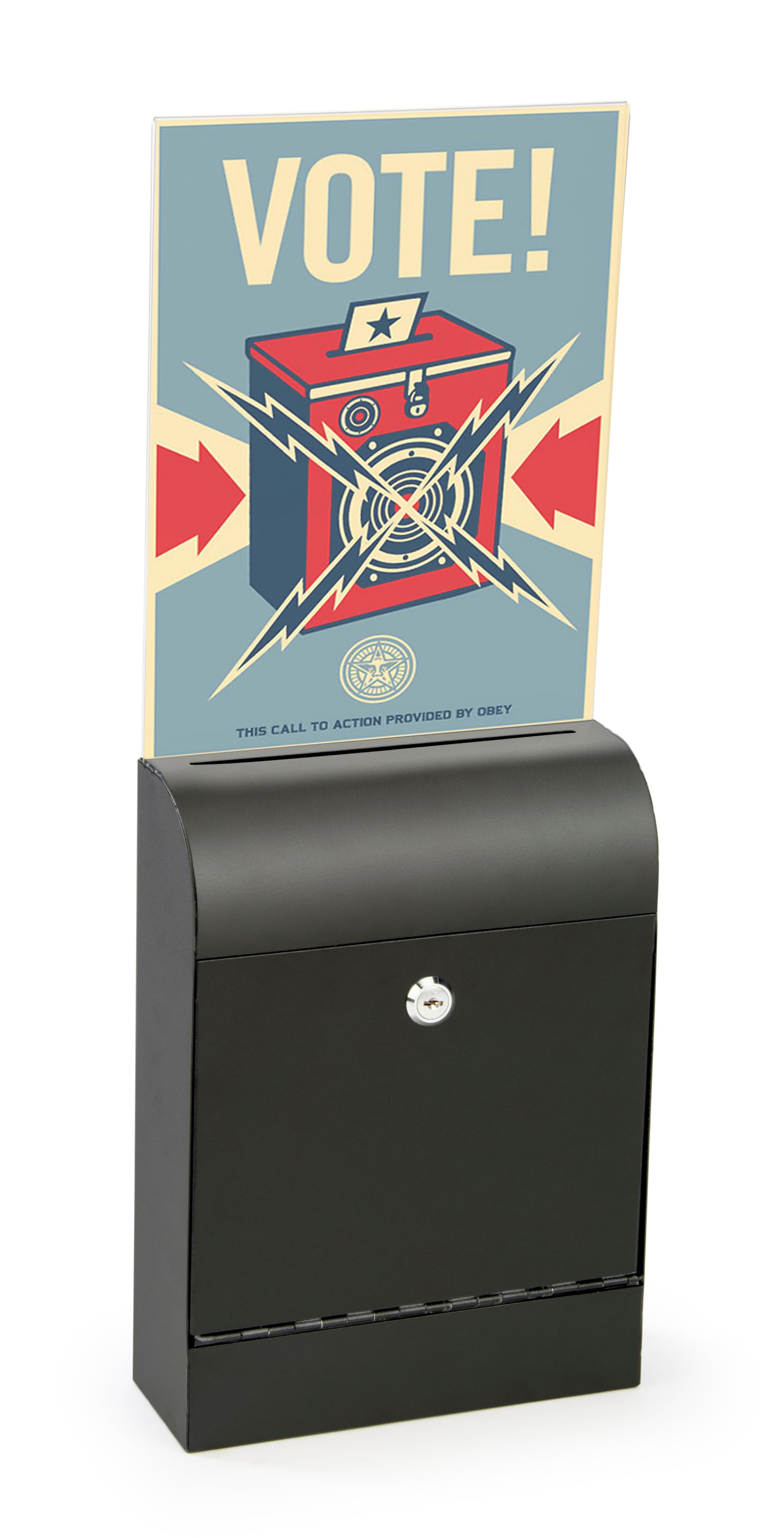 Wall Mount Document Box with Lockable Door