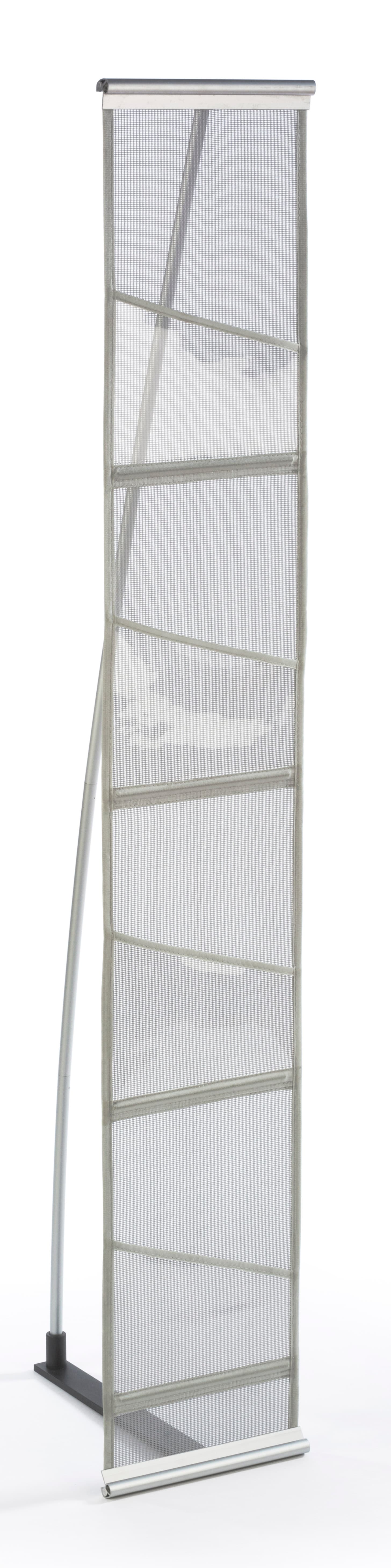 Pop Up Magazine Stand with Clear Plastic Pockets