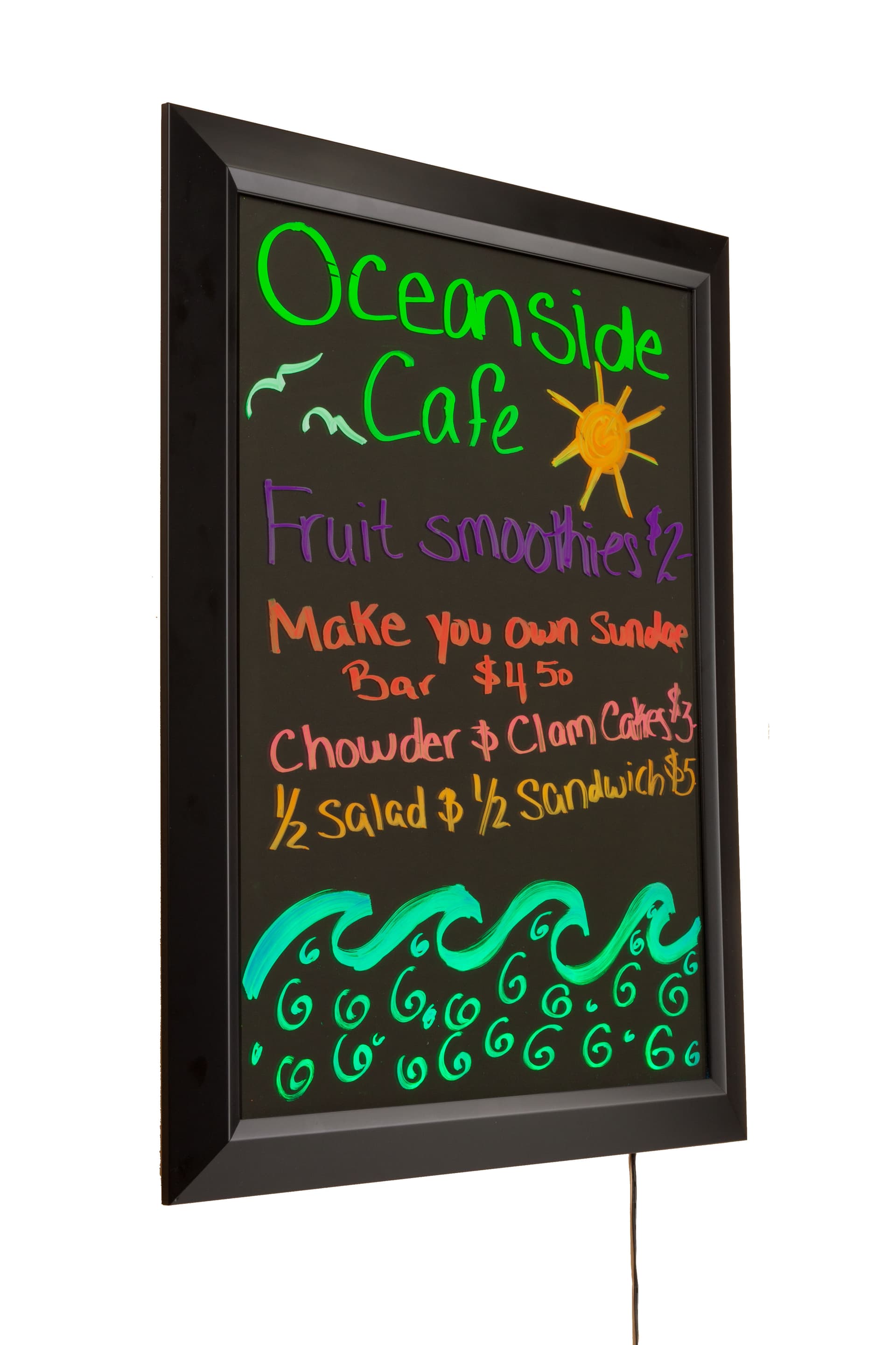 Write-On LED Sign