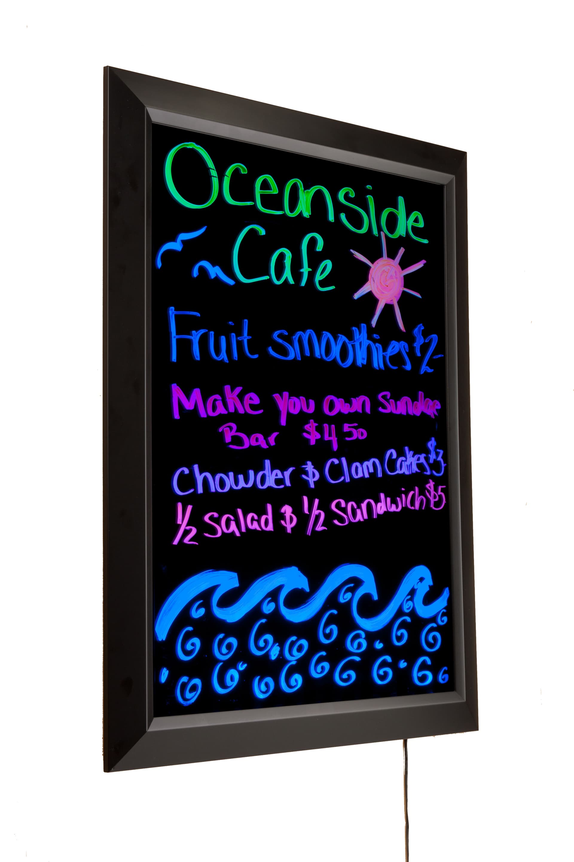Write-On LED Sign