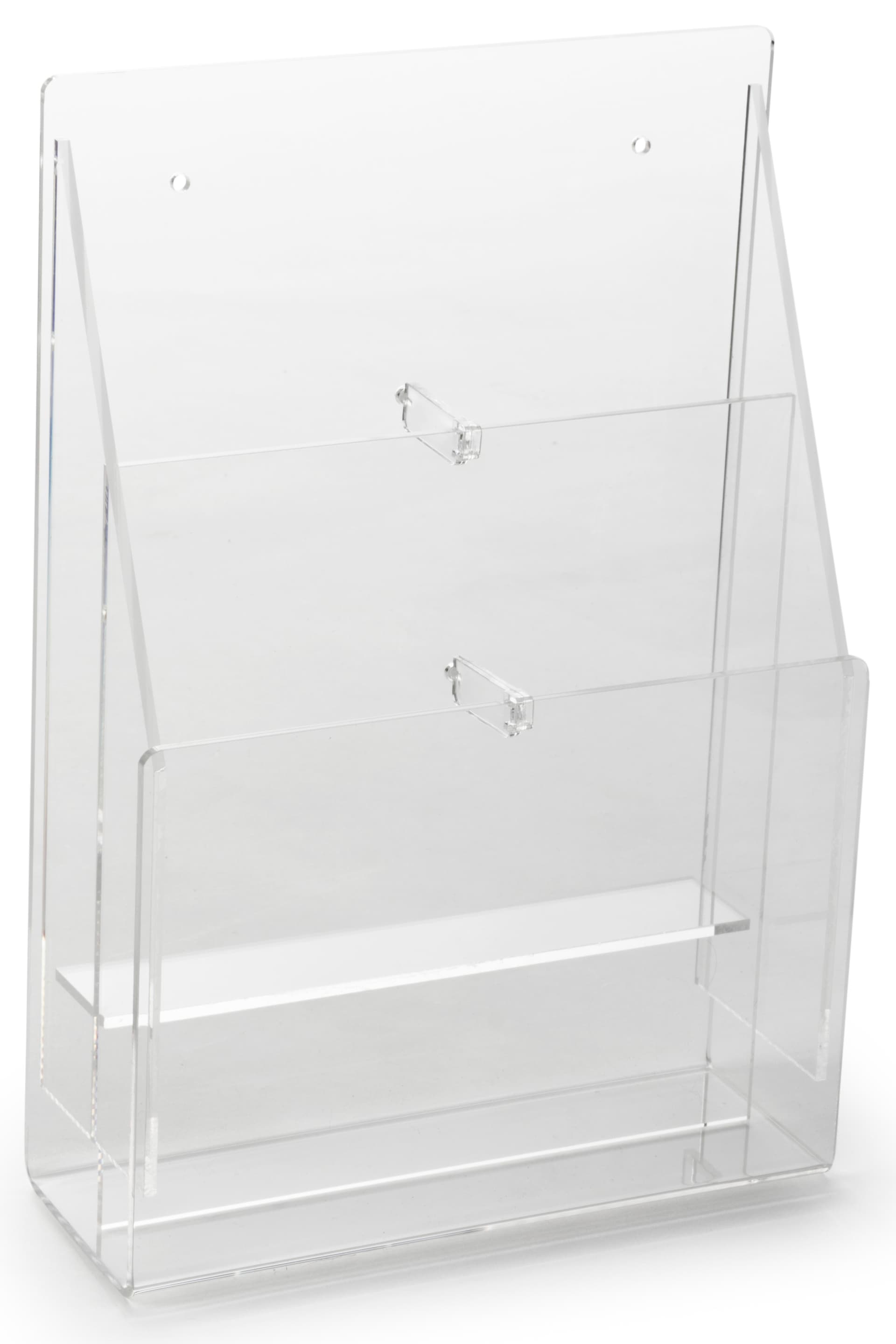 Brochure Rack Holder with Adjustable Pockets