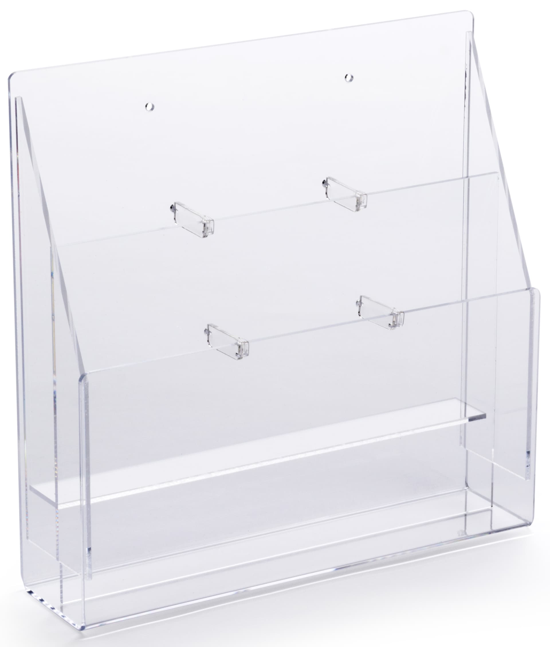 Clear Stepped Literature Display