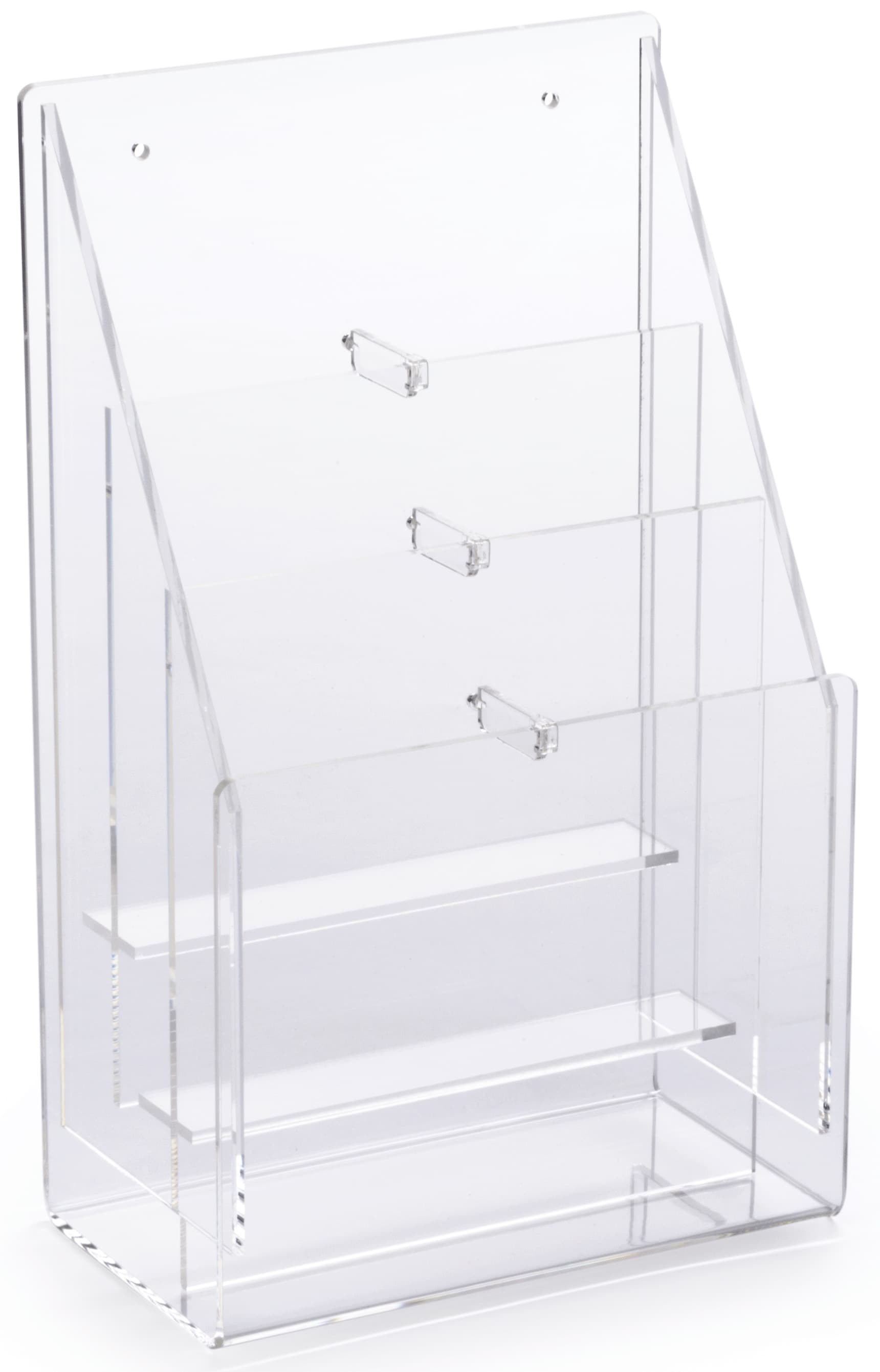 Clear Pamphlet Rack 
