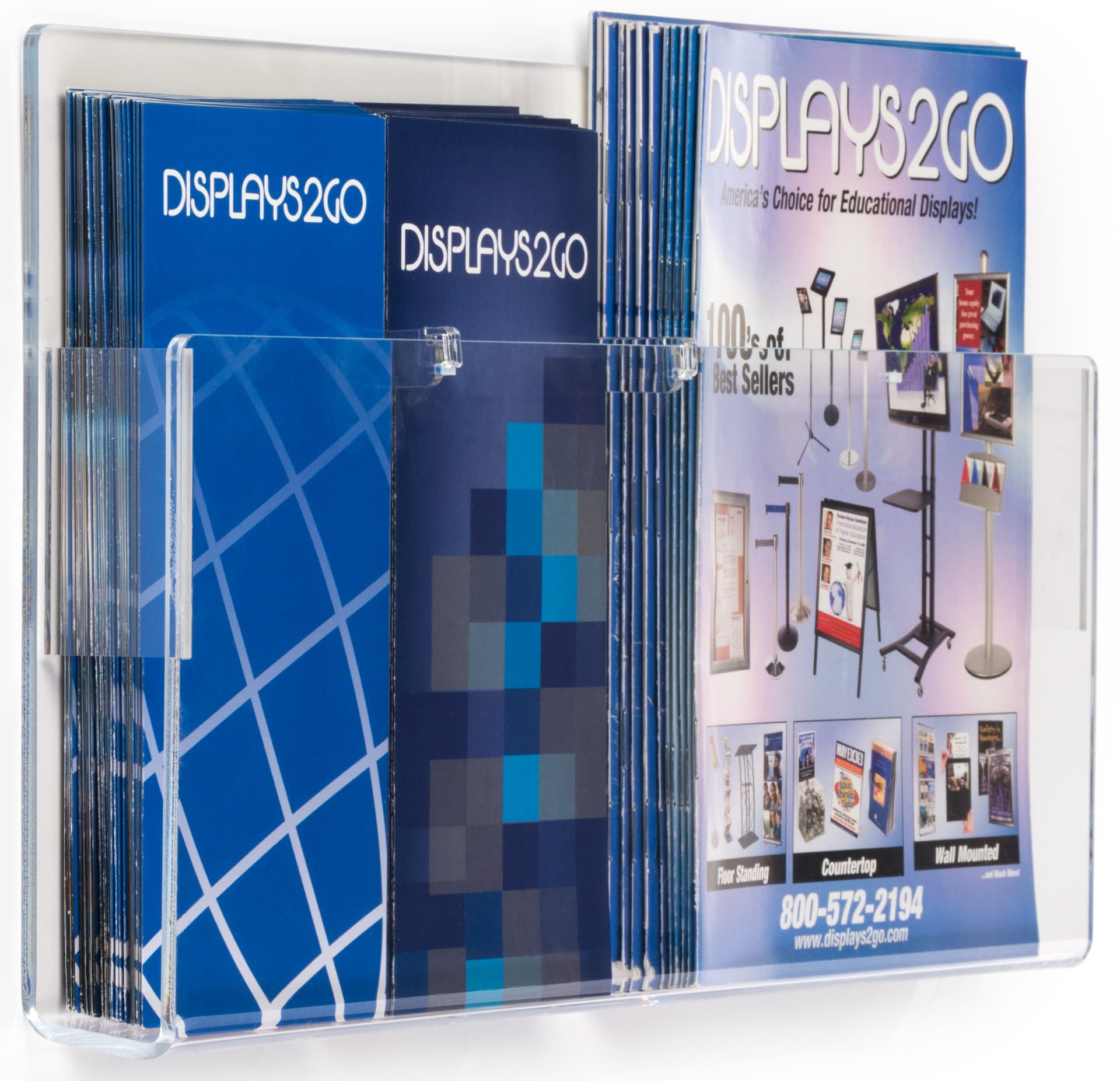Pocket Magazine Holder for Brochures or Catalogues