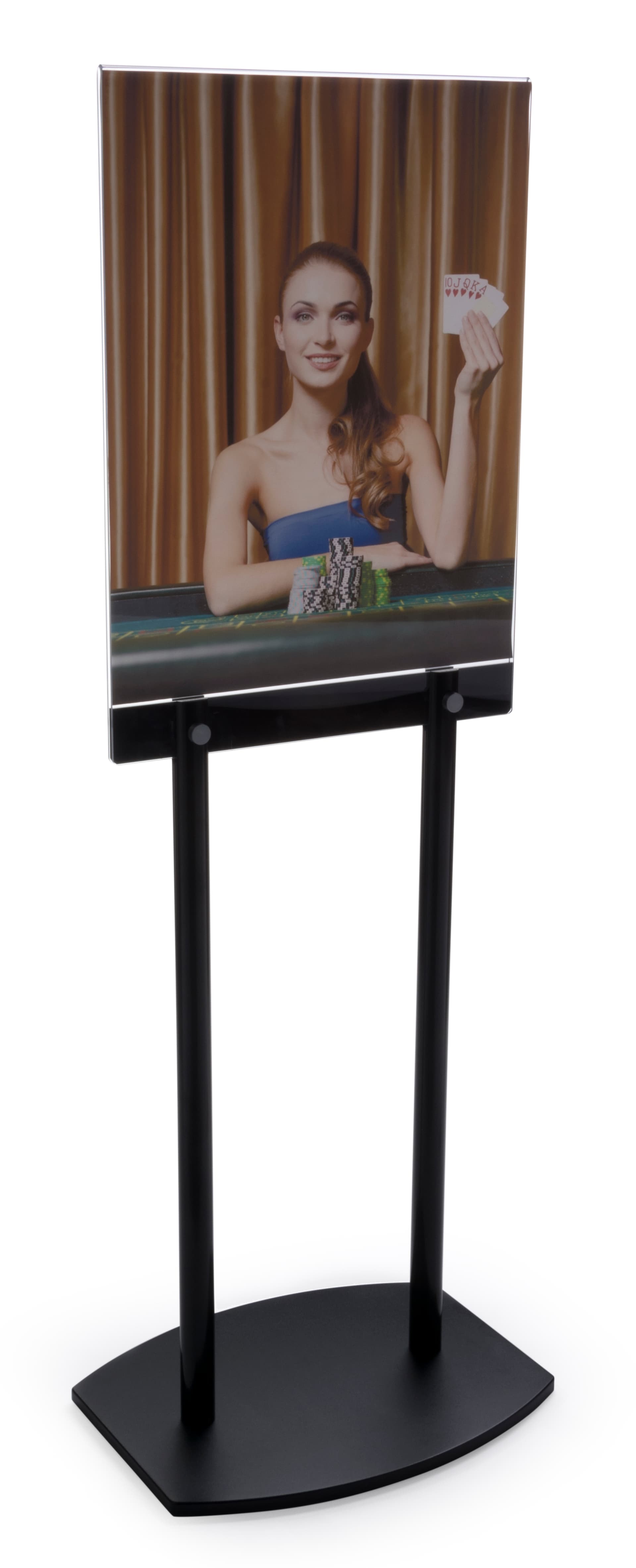 67" Tall Floor Display For Poster 