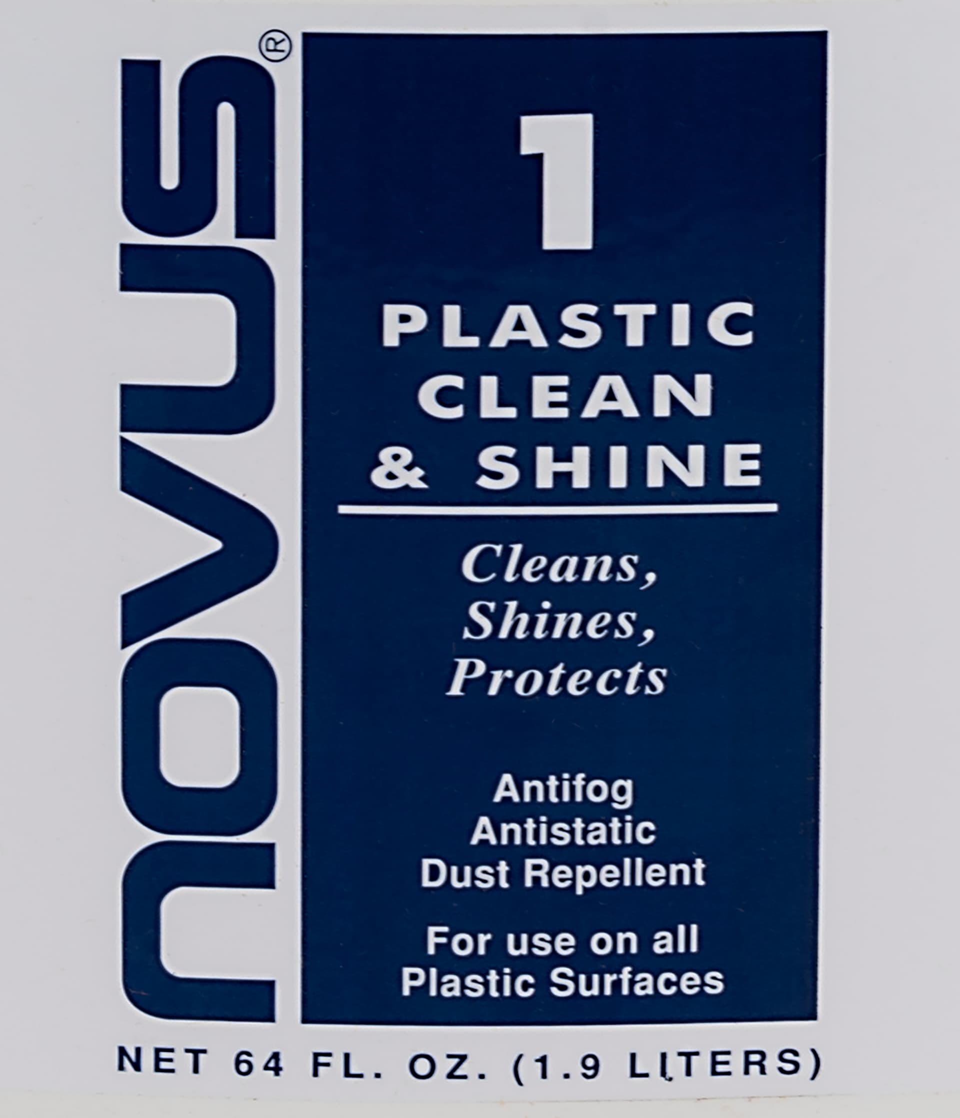NOVUS acrylic cleaning solution with greaseless lustrous shine