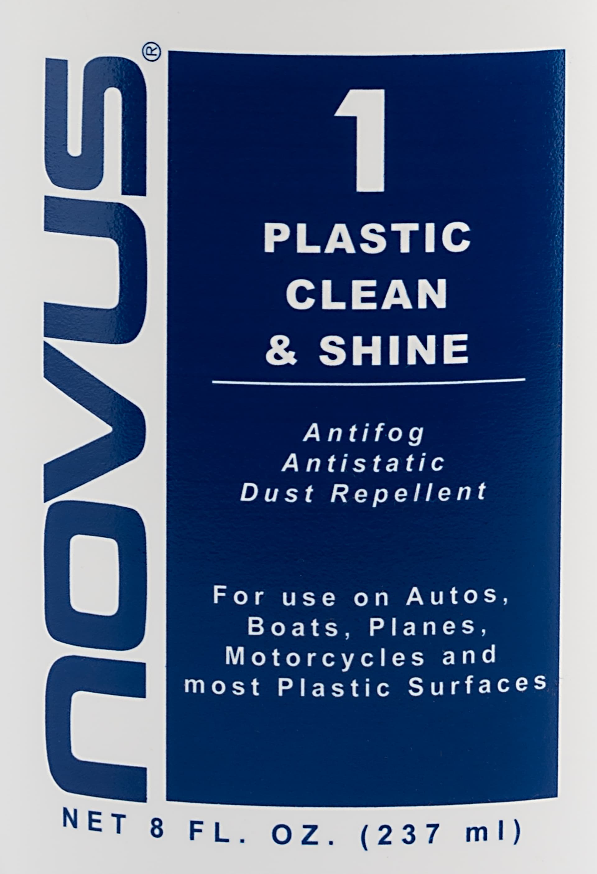 NOVUS complete plastic polish kit with number 1 clean and shine solution