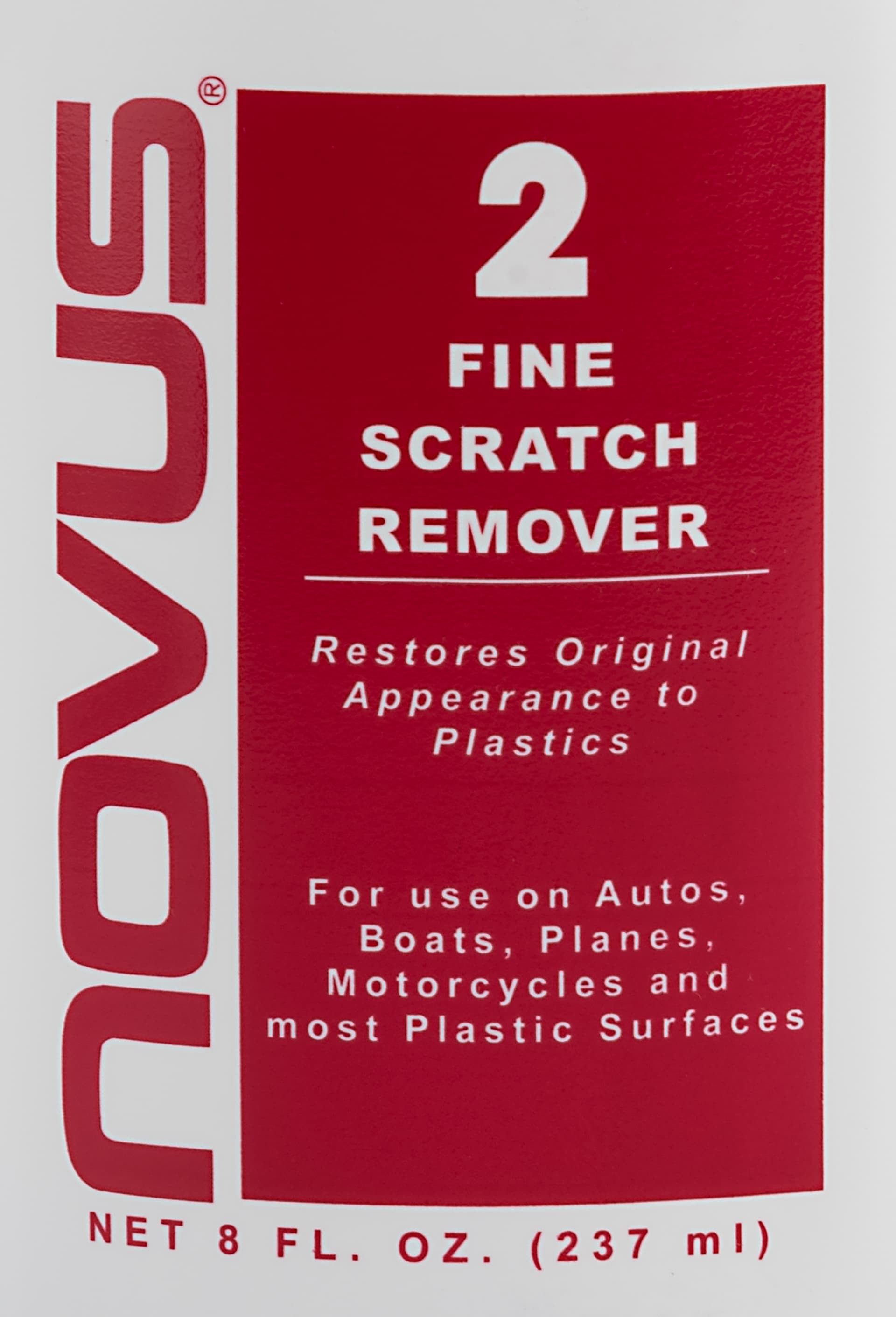 NOVUS complete plastic polish kit with fine scratch remover