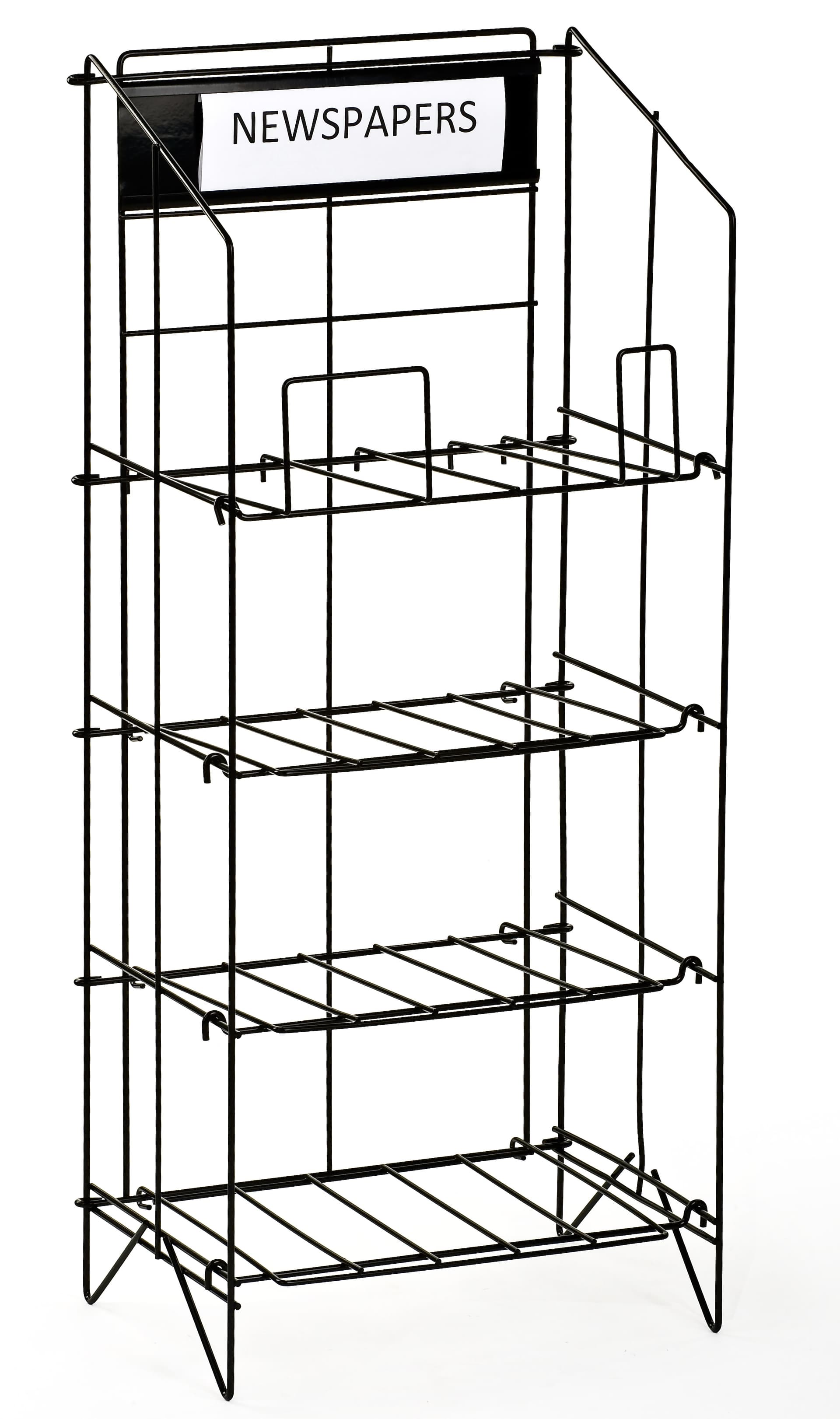 wire newspaper stand