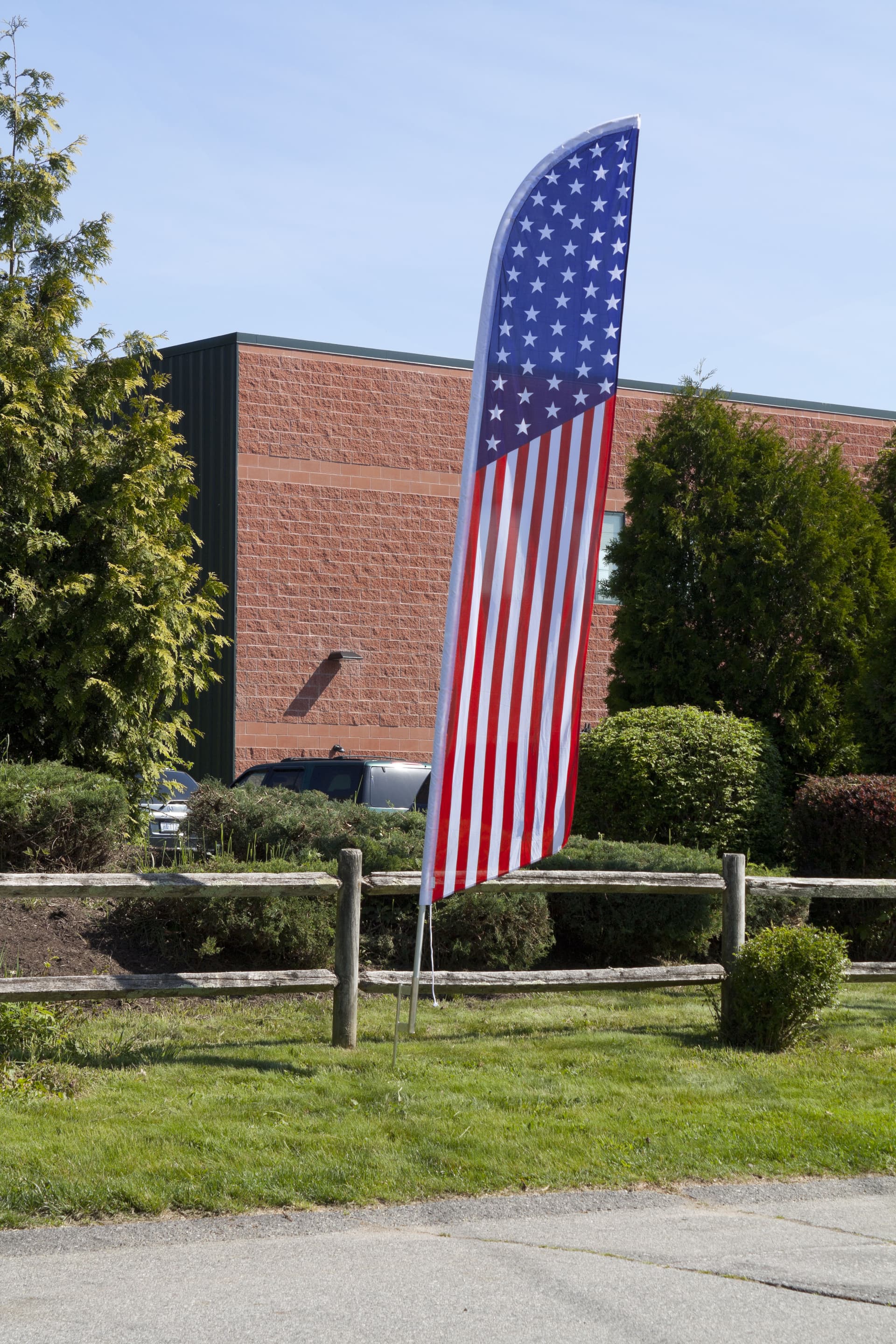 patriotic wave banners