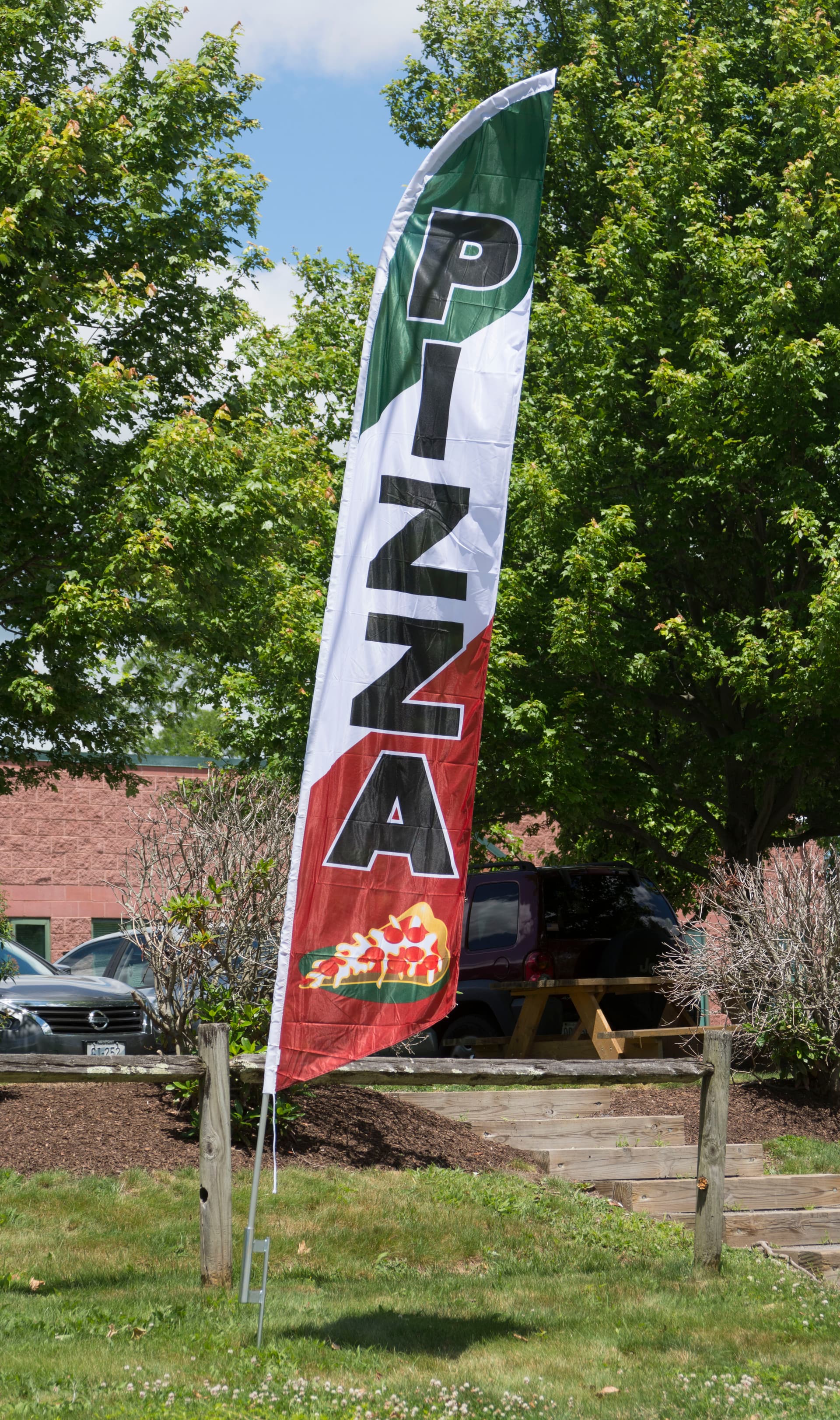 Outdoor Pizza Flag