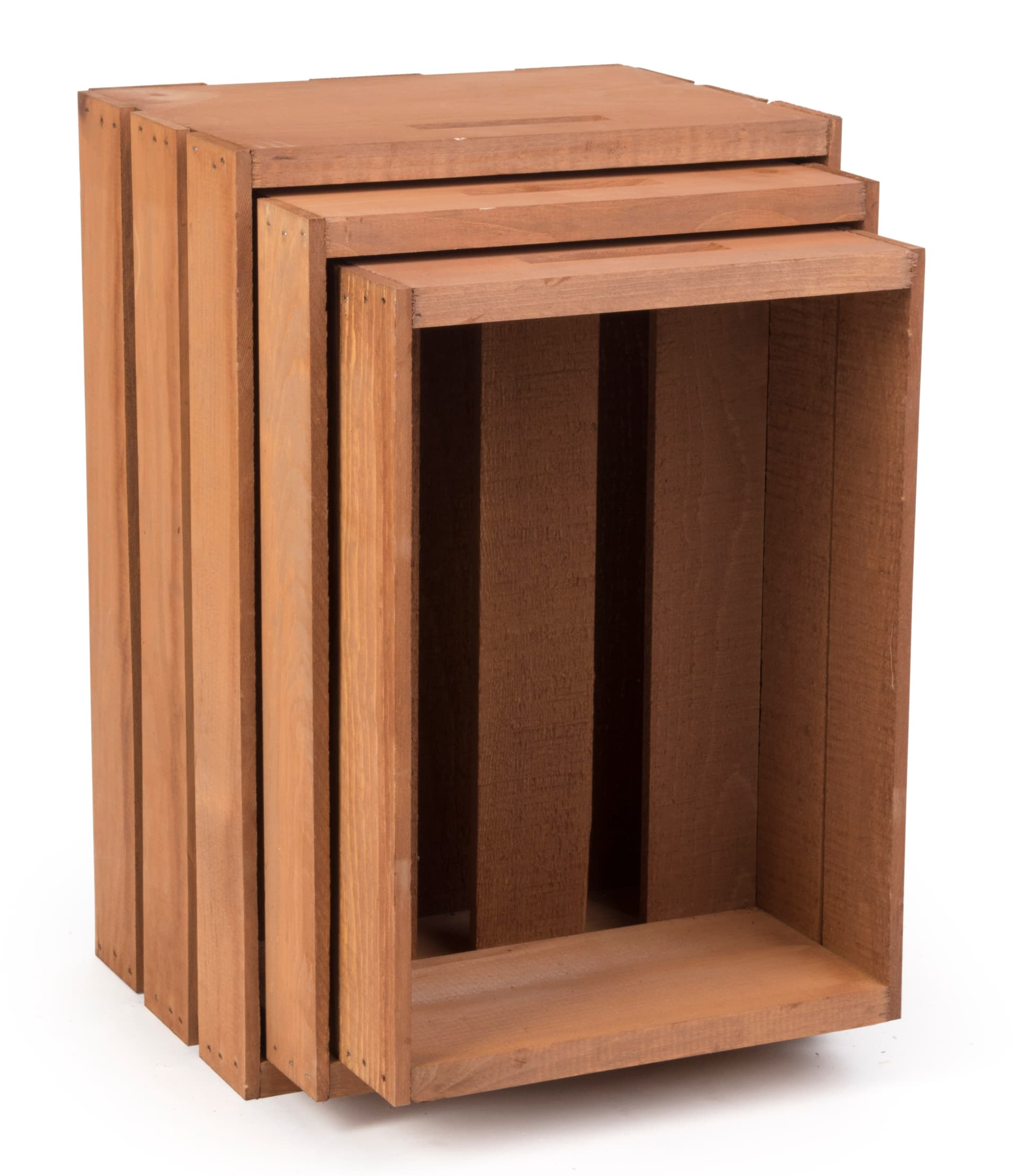 Country Style Wooden Display Crates 