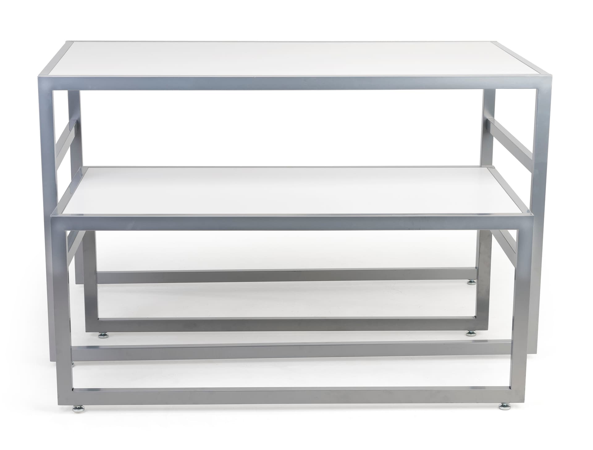 White nesting tables 