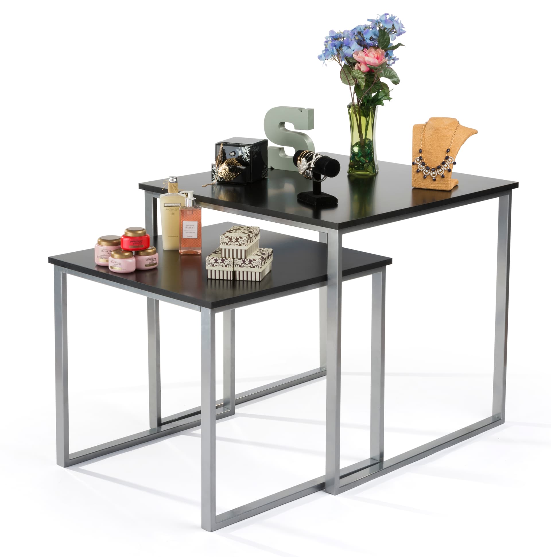Sqaure Contemporary Nesting Tables