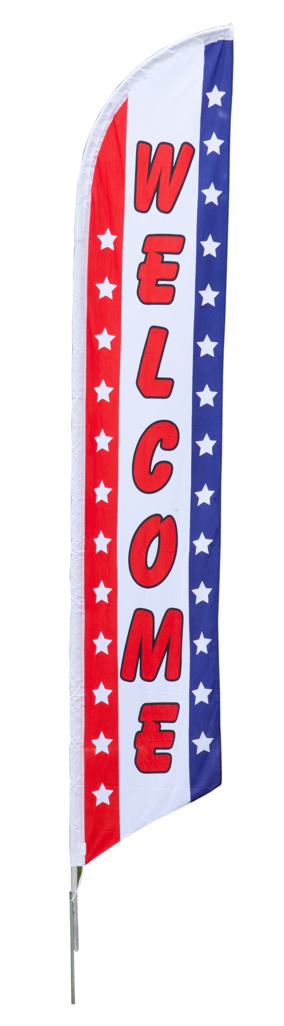 Patriotic Feather Flag
