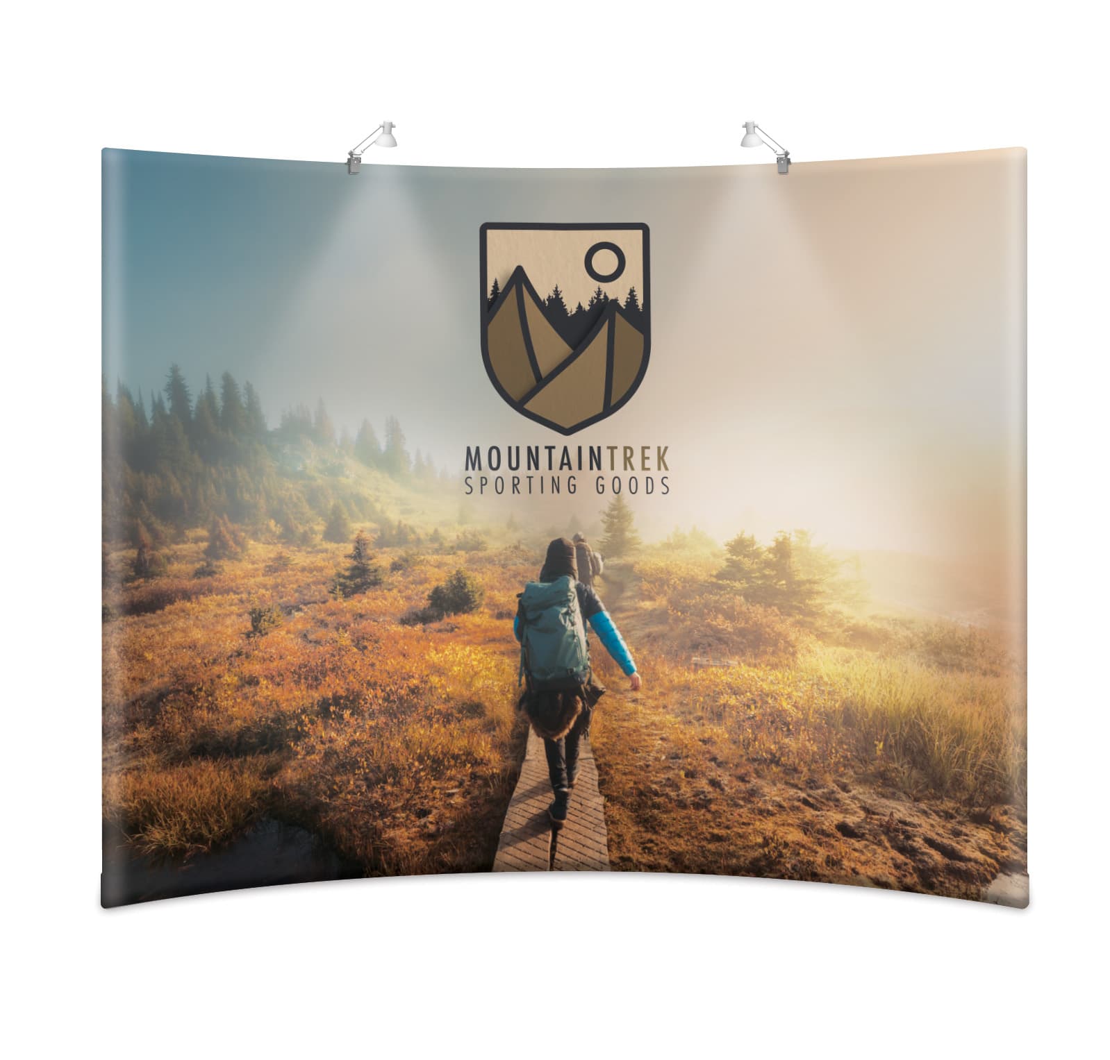 Tension Fabric Curved replacement graphic for OBFMLFLH2