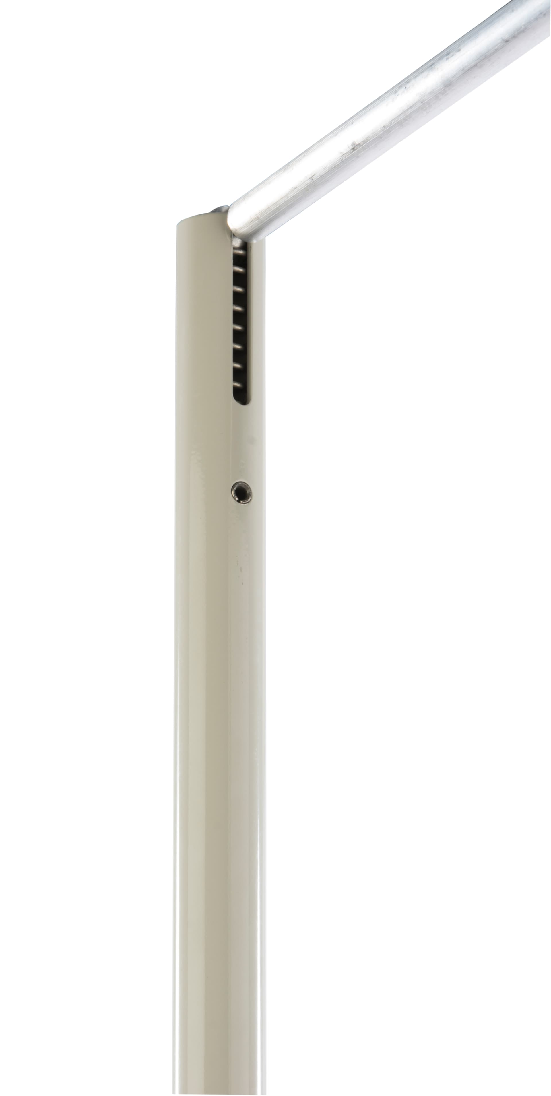 16" x 72" Gray Permanent Banner Stand For Use In Retail Environment