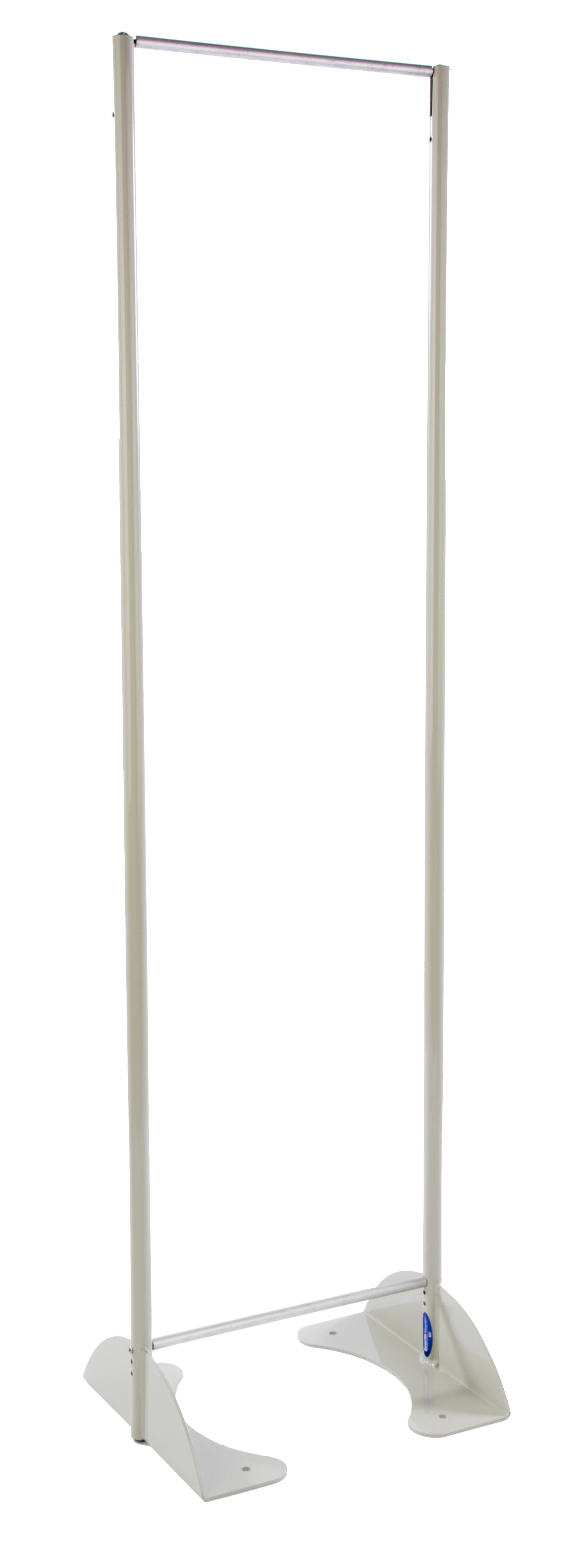 16" x 72" Gray Permanent Banner Stand w/ Powder Coated Exterior